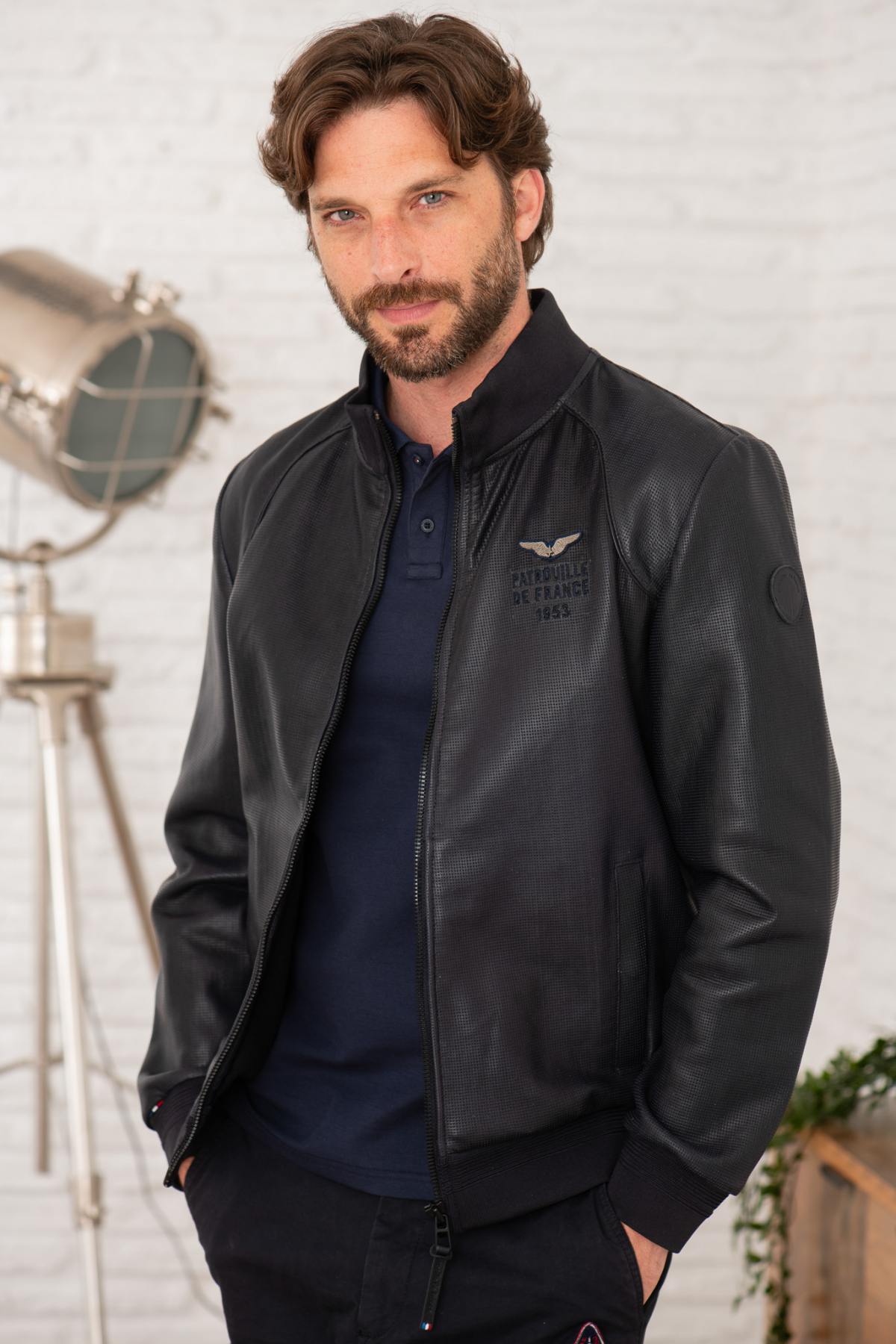 Blouson Homme Patrouille De France TURBO JET NAVY — vue 1