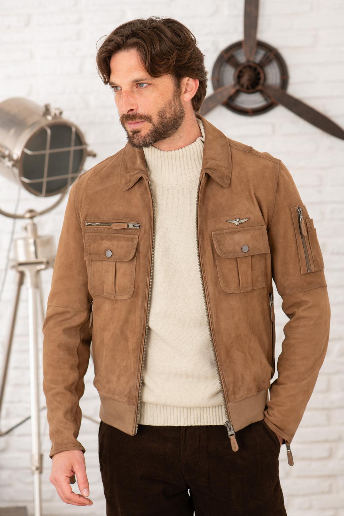 Giacche Uomo Aeronautica Militare PN5045PL216 00061 TORTORA — vista 1