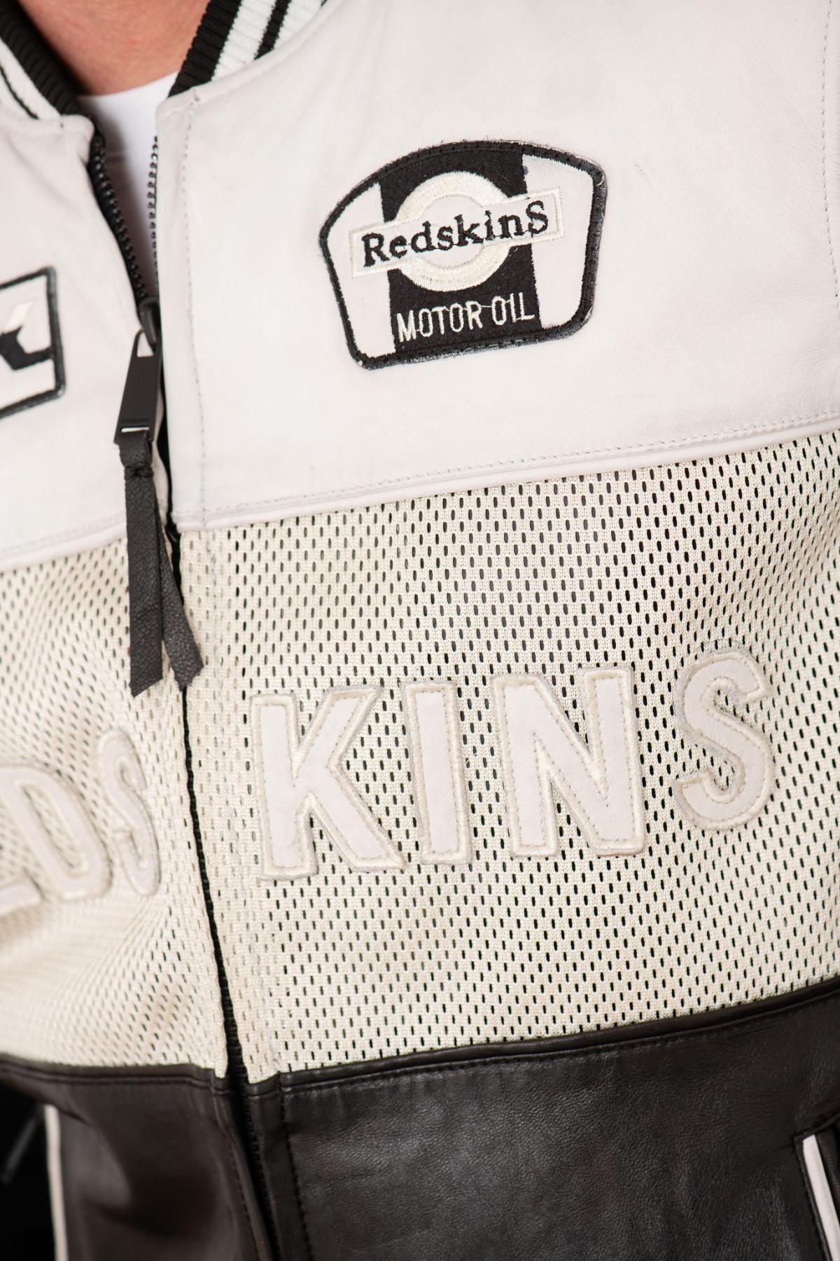 Giacche Uomo Redskins NOGARO RACING BLACK / WHITE — vista 5