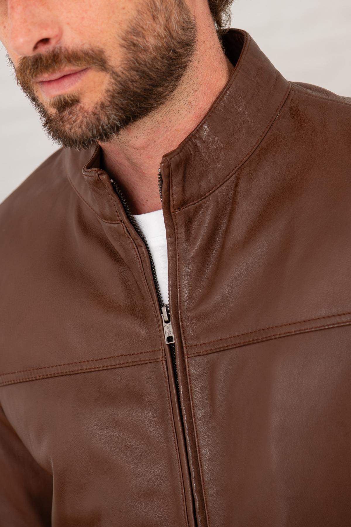 Chaqueta Hombre Serge Pariente SYLVINO ACTIVE BROWN — vista 5