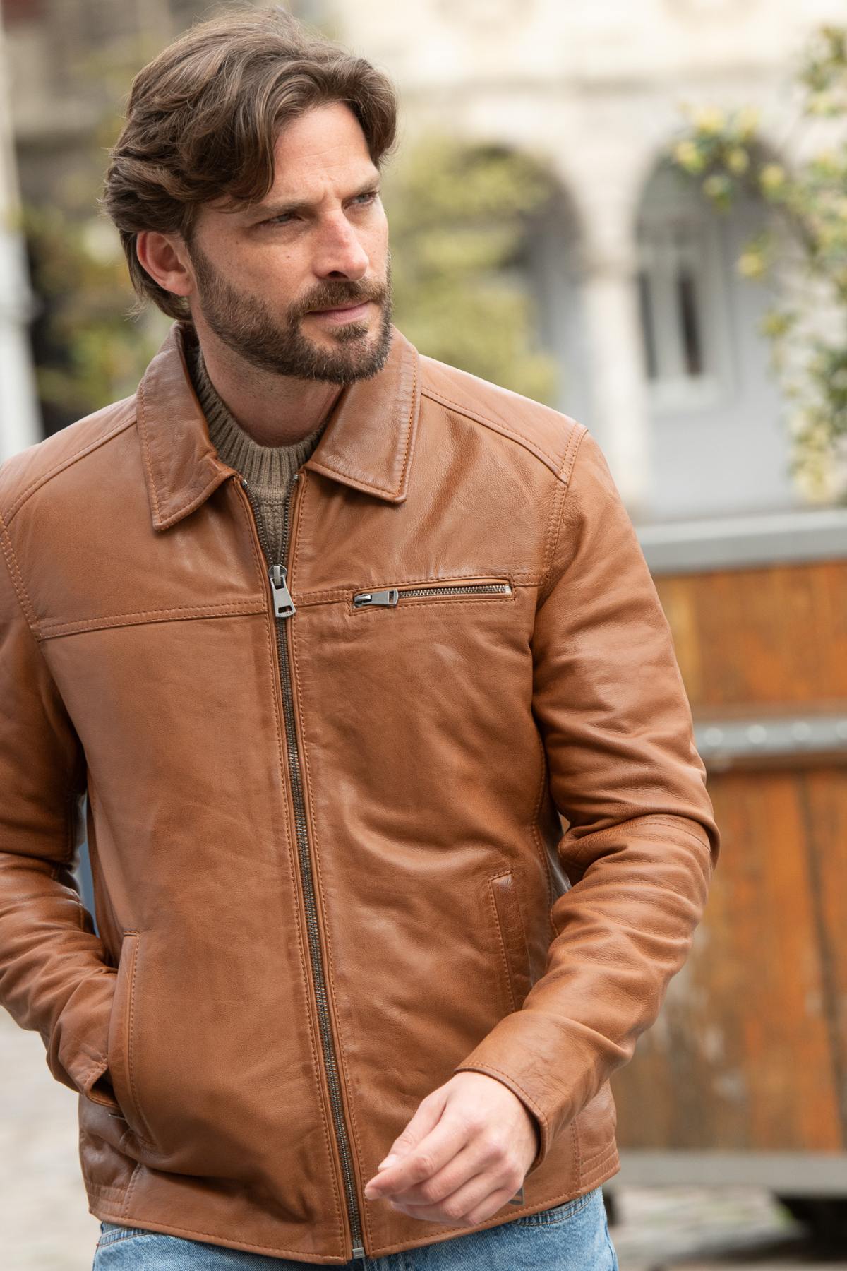 Herren Jacke Cityzen RICHMOND CAMEL — Ansicht 2
