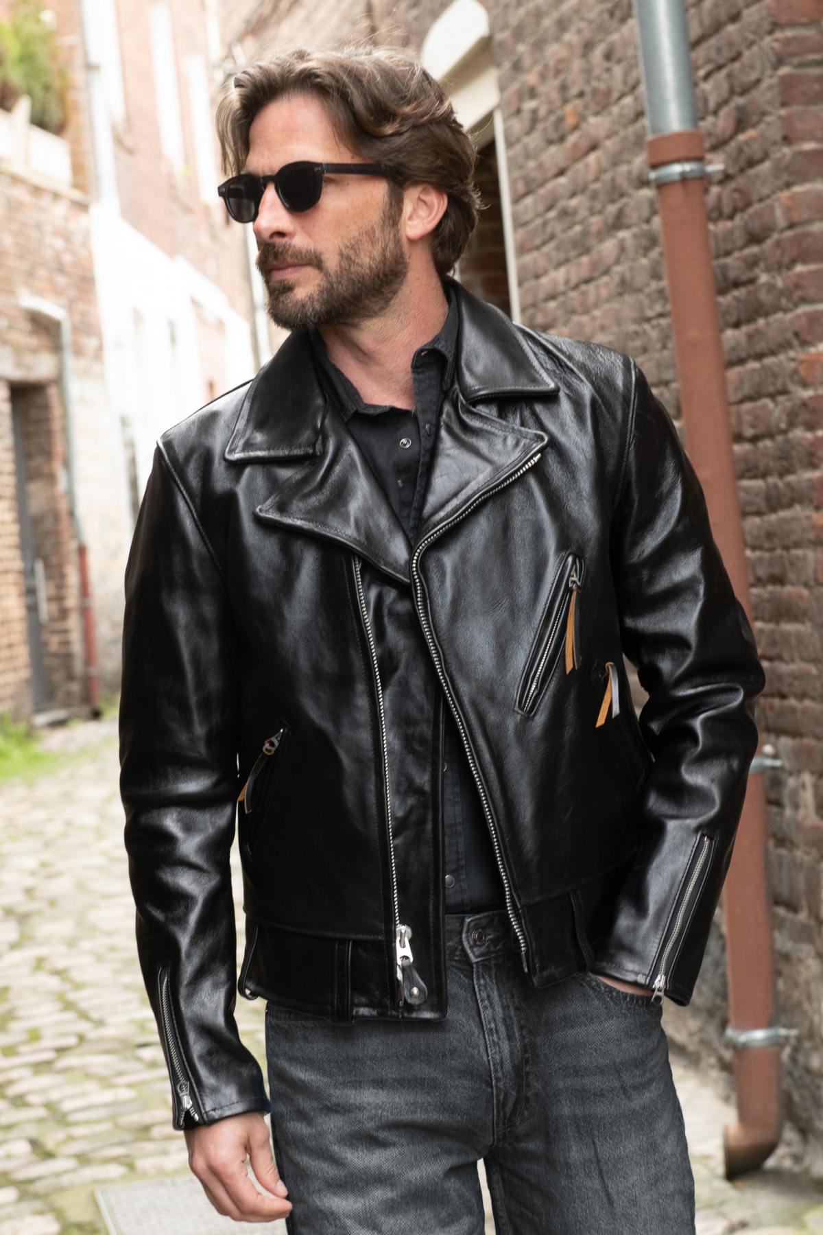 Chaqueta Hombre Schott P617H BLACK — vista 11