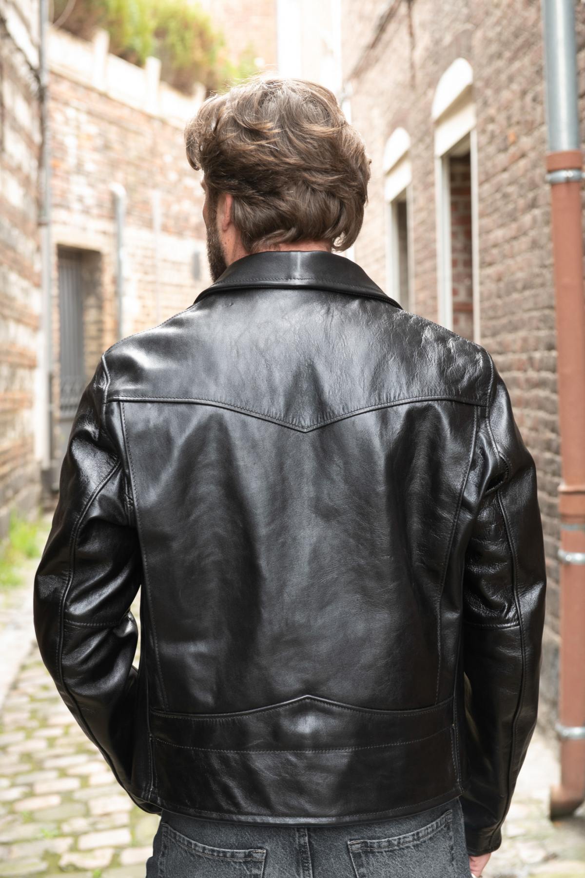 Chaqueta Hombre Schott P617H BLACK — vista 3