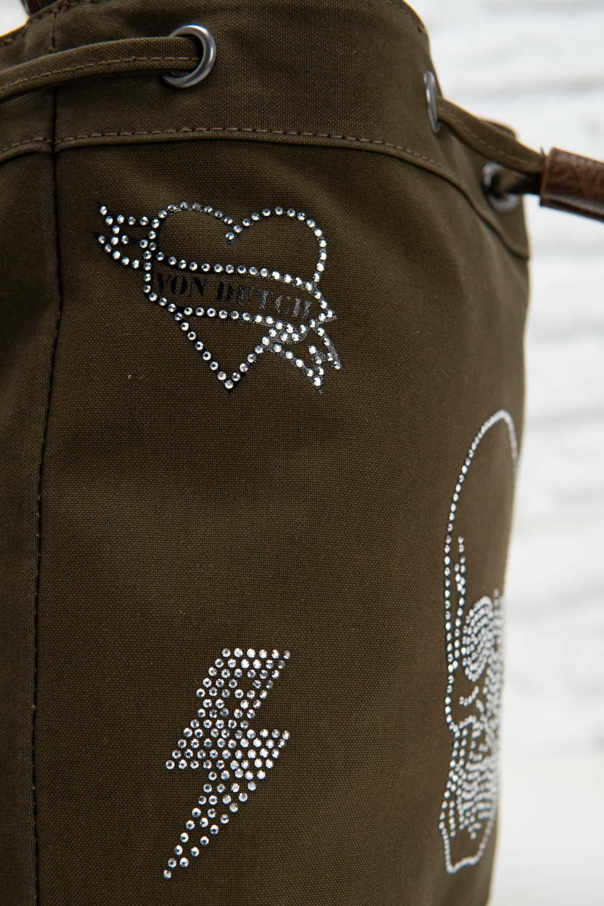 Borse Donna Von Dutch VDMUNI KAKI — vista 2