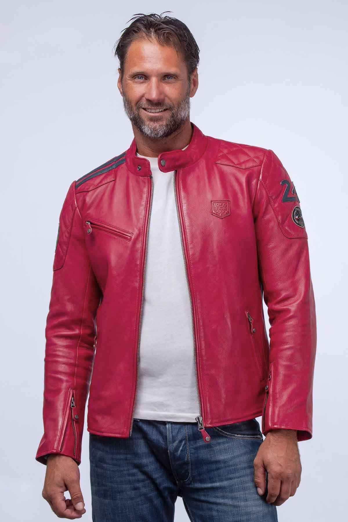 Herren Jacke 24h Le Mans DUFF4 RACING RED — Ansicht 1
