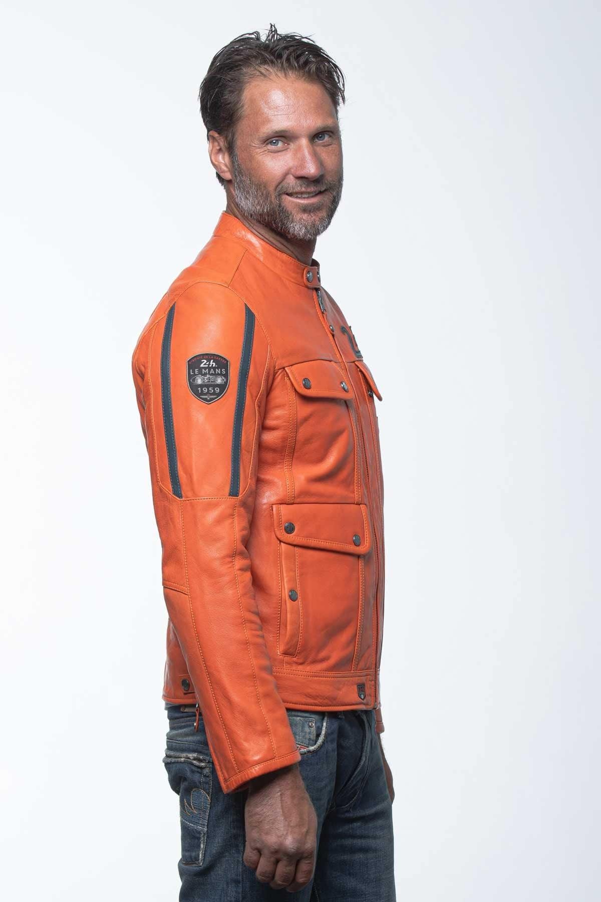 Herren Jacke 24h Le Mans LAGACHE4 ORANGE — Ansicht 3