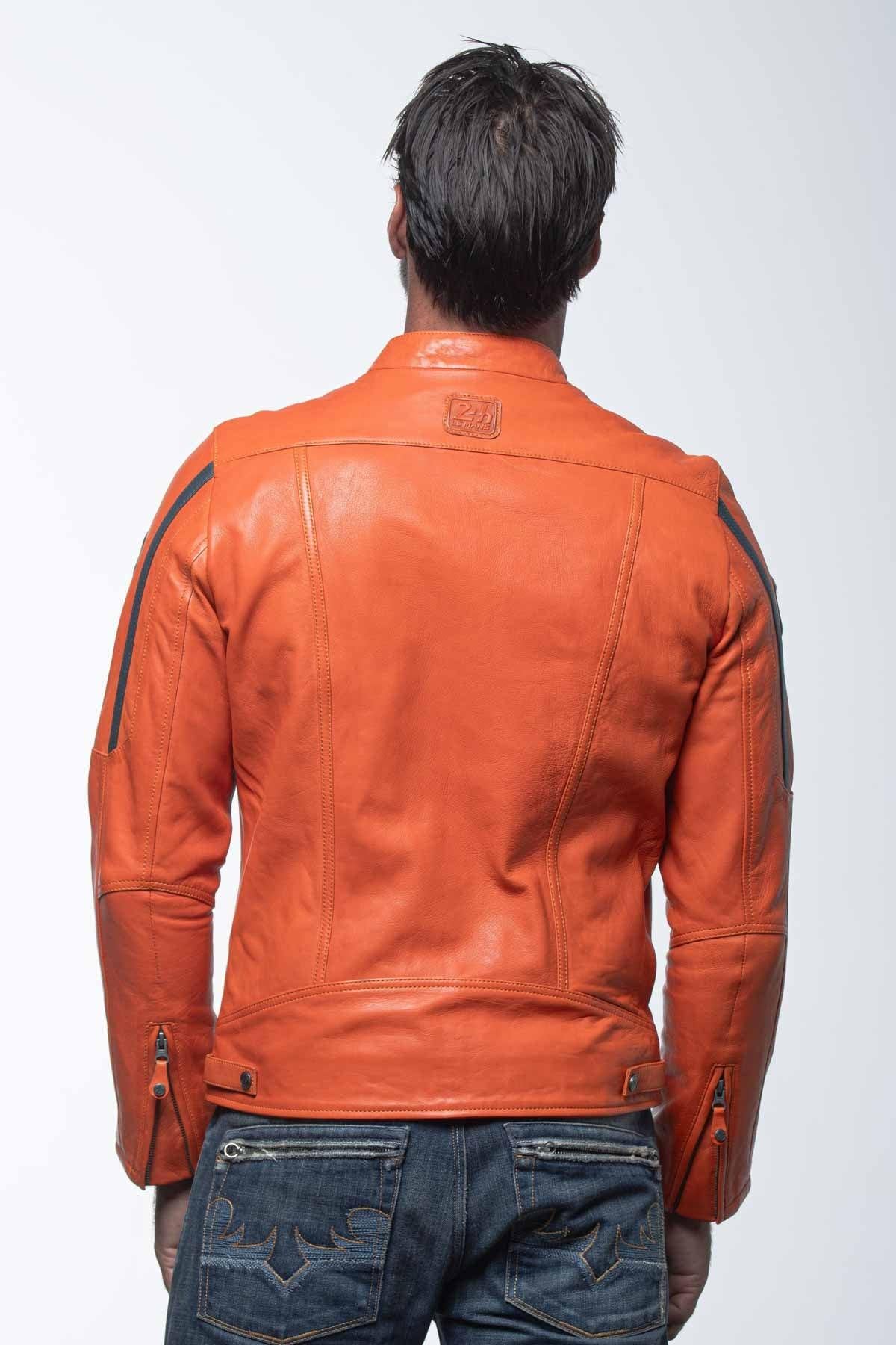 Herren Jacke 24h Le Mans LAGACHE4 ORANGE — Ansicht 2
