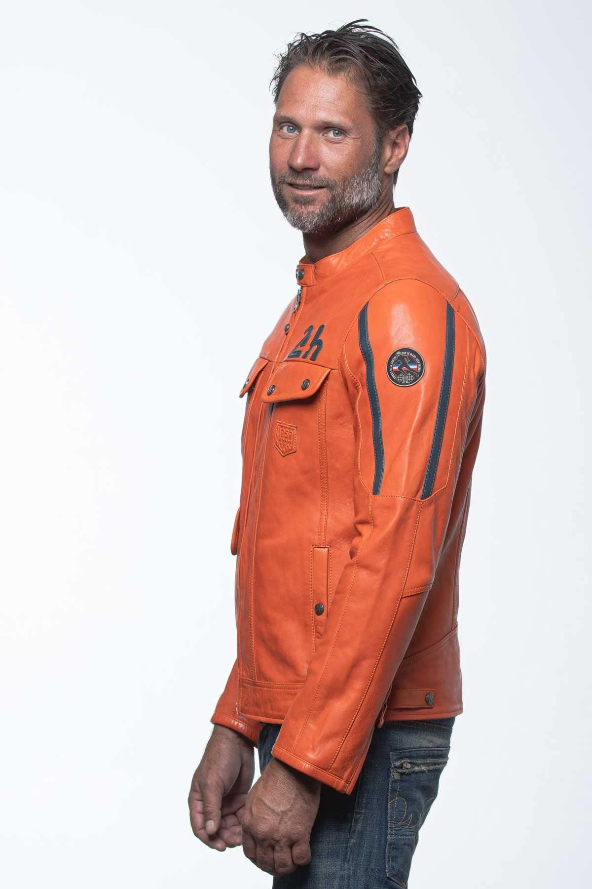 Herren Jacke 24h Le Mans LAGACHE4 ORANGE — Ansicht 6