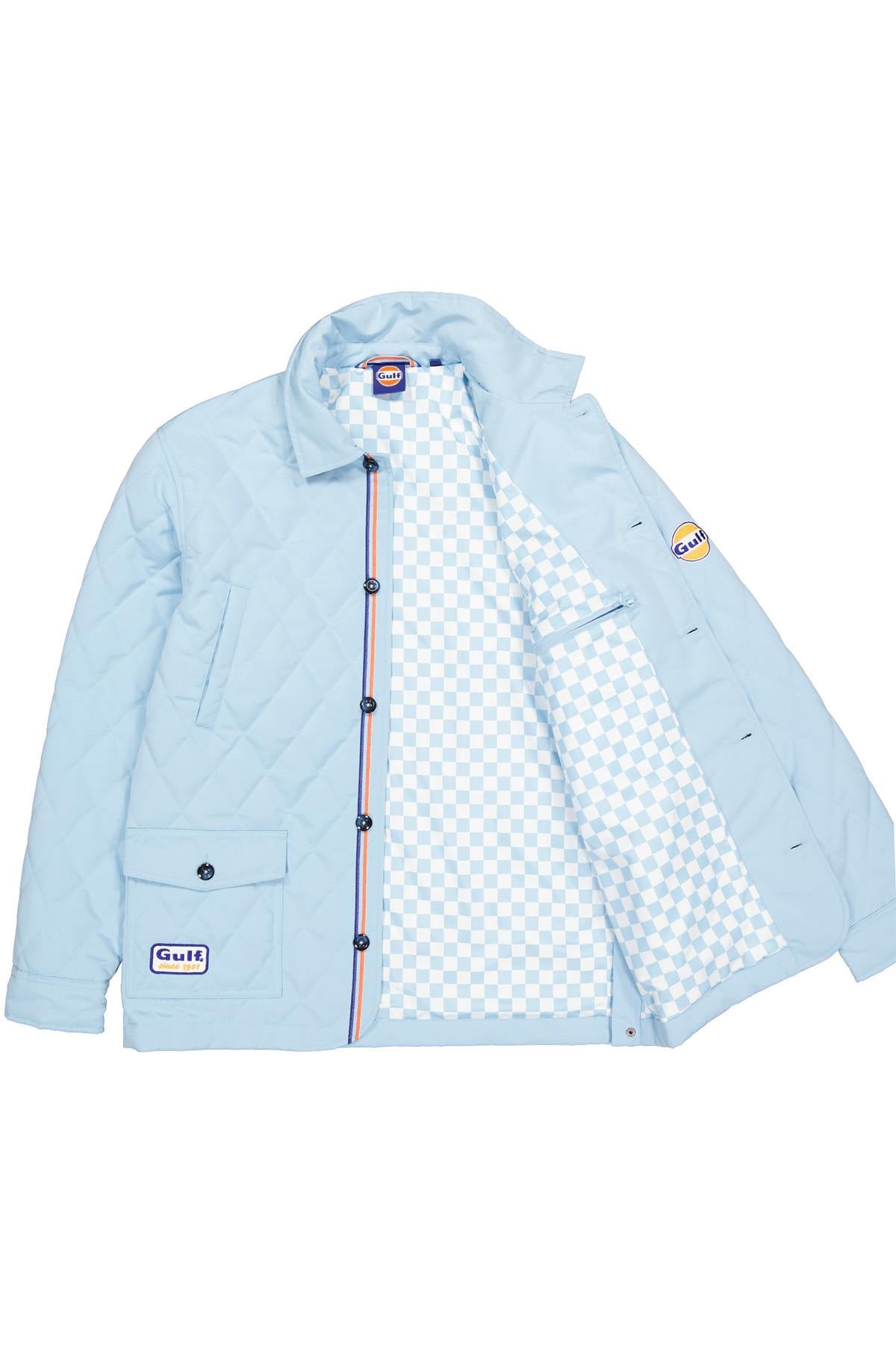 Herren Mantel Gulf JAM02-125 LIGHT BLUE — Ansicht 4