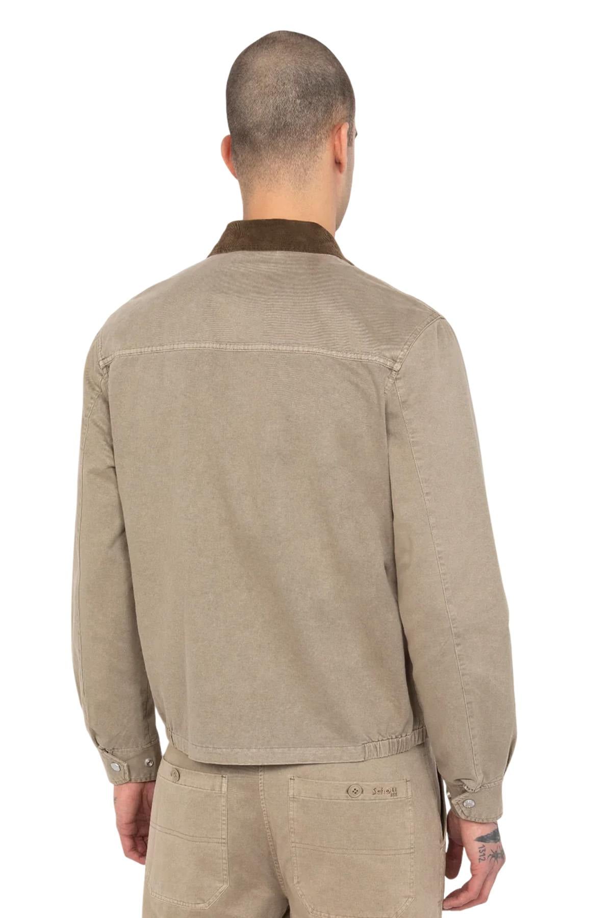 Chaqueta Hombre Schott CADAMSWASH TAUPE — vista 3