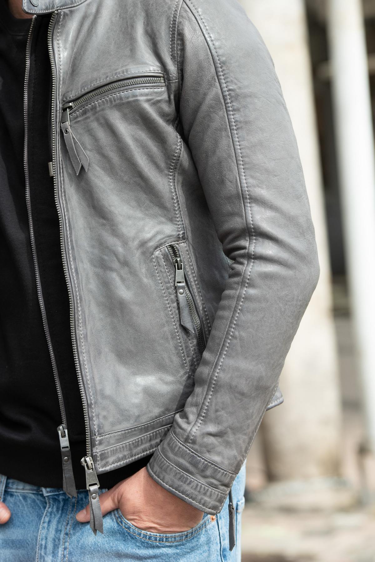 Giacche Uomo Cityzen KANSAS HOOD GREY — vista 4