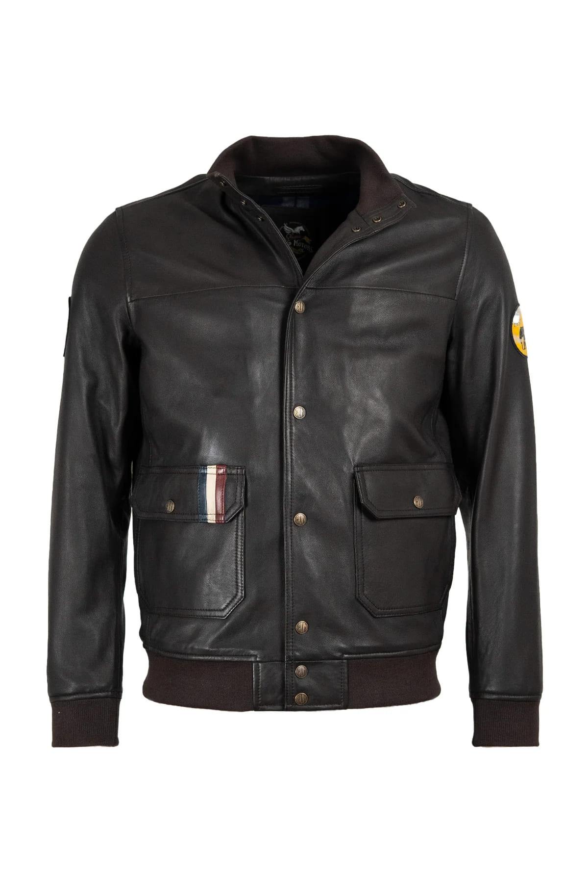 Herren Jacke Classic Legend Motors GREGORY GALIFFI MARRON — Ansicht 7