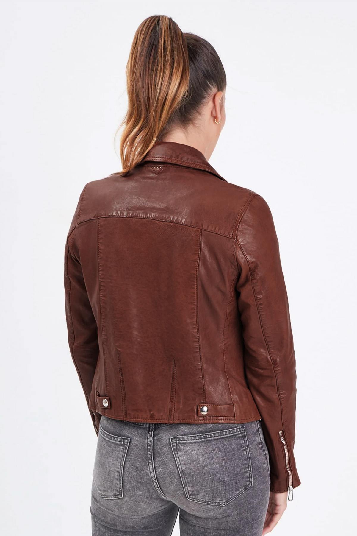Blouson Femme Rose Garden OLYMPE LAMB VITA BISON — vue 4