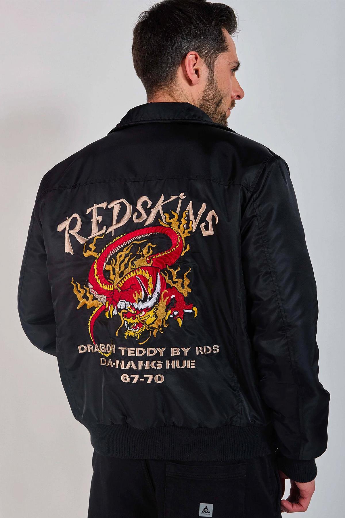 Chaqueta Hombre Redskins DRAGON FIGHTER BLACK — vista 2