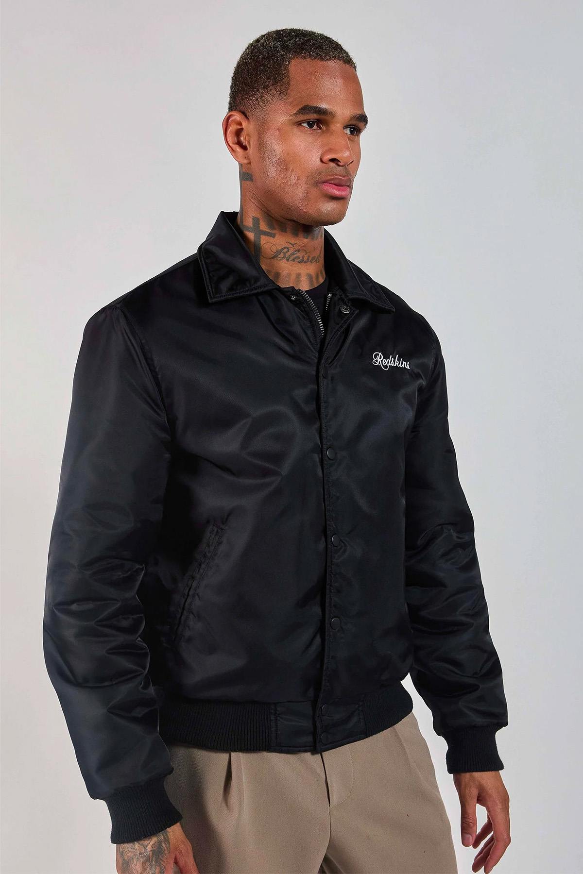 Chaqueta Hombre Redskins DRAGON FIGHTER BLACK — vista 6