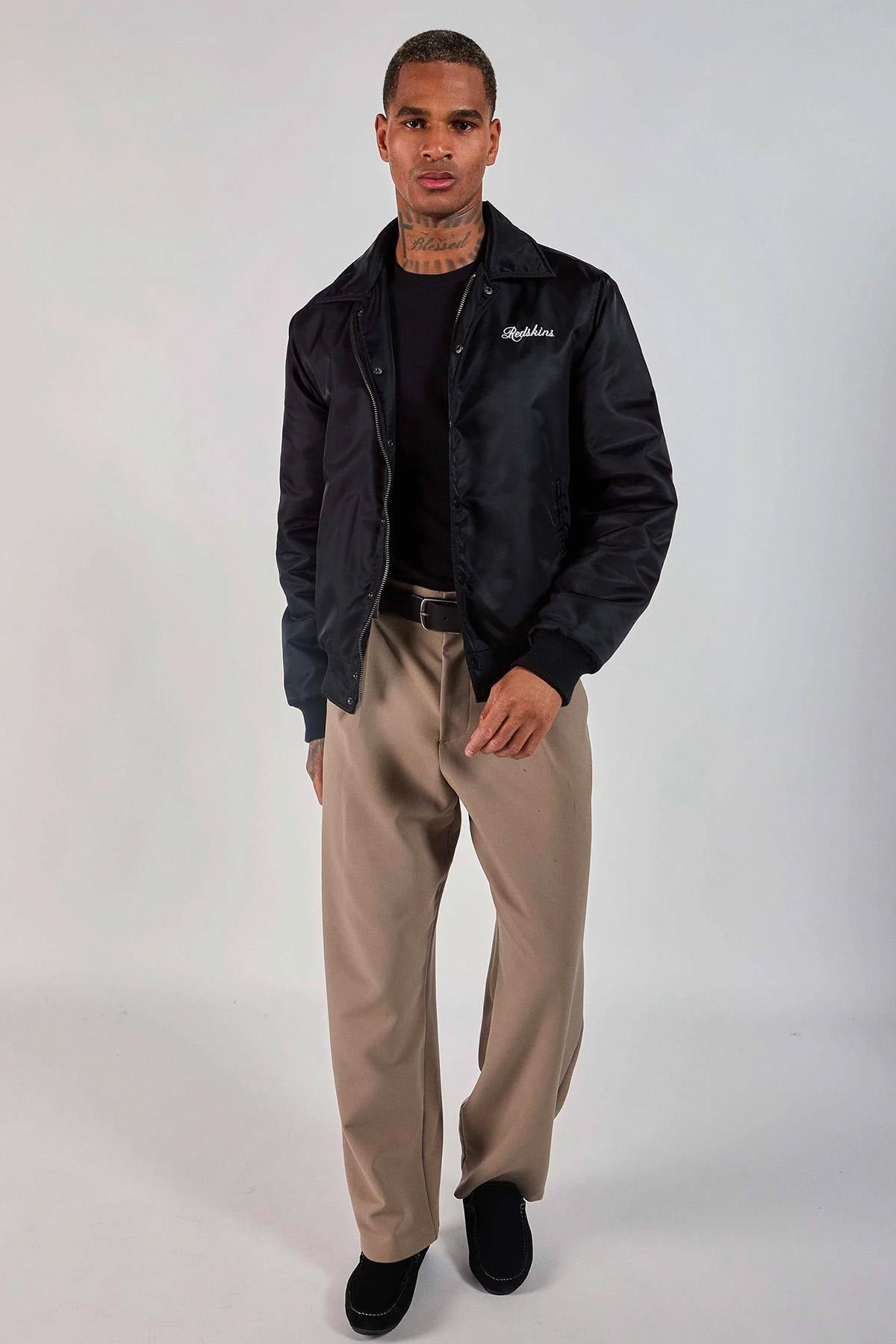 Chaqueta Hombre Redskins DRAGON FIGHTER BLACK — vista 4