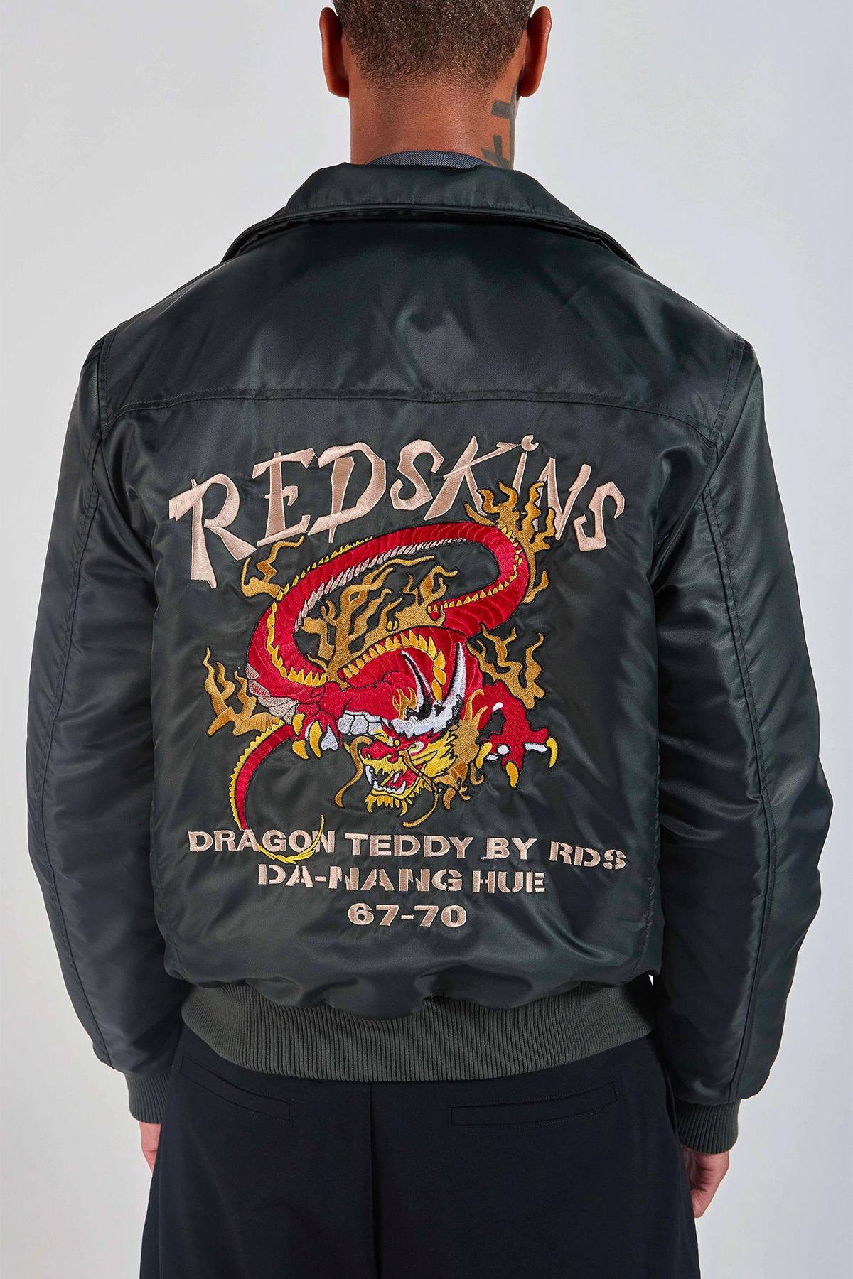 Herren Jacke Redskins DRAGON FIGHTER KAKI — Ansicht 4