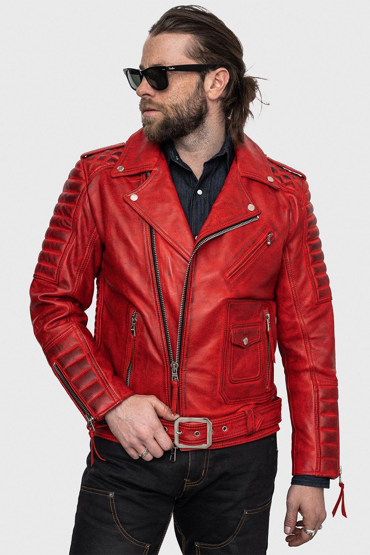 Herren Jacke Master BELVEDERE RED — Ansicht 1