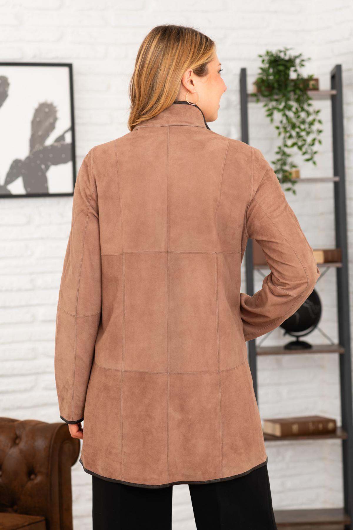 Cazadora Mujeres Cityzen FLORENCE VELOURS MARRON — vista 9