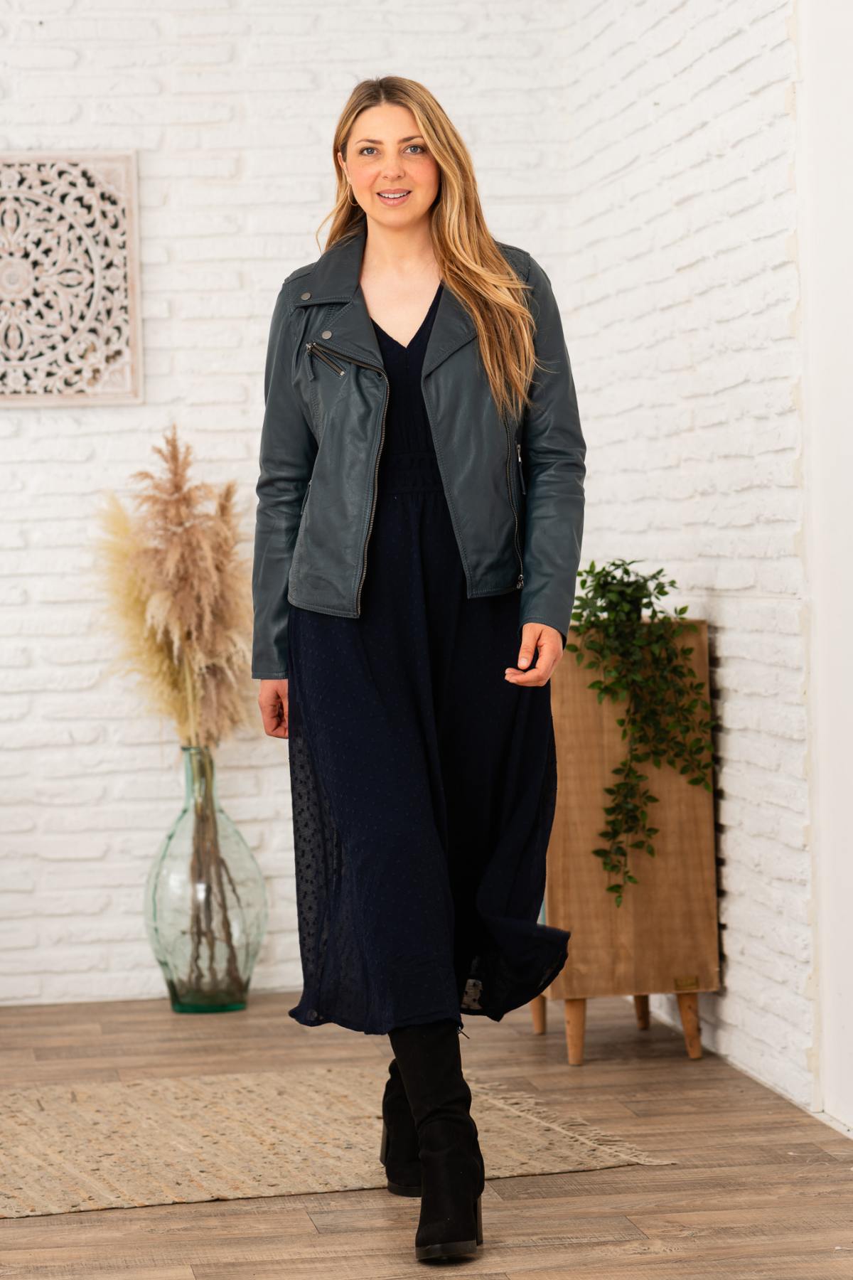Blouson Femme Oakwood CLIPS BLEU 531 — vue 2