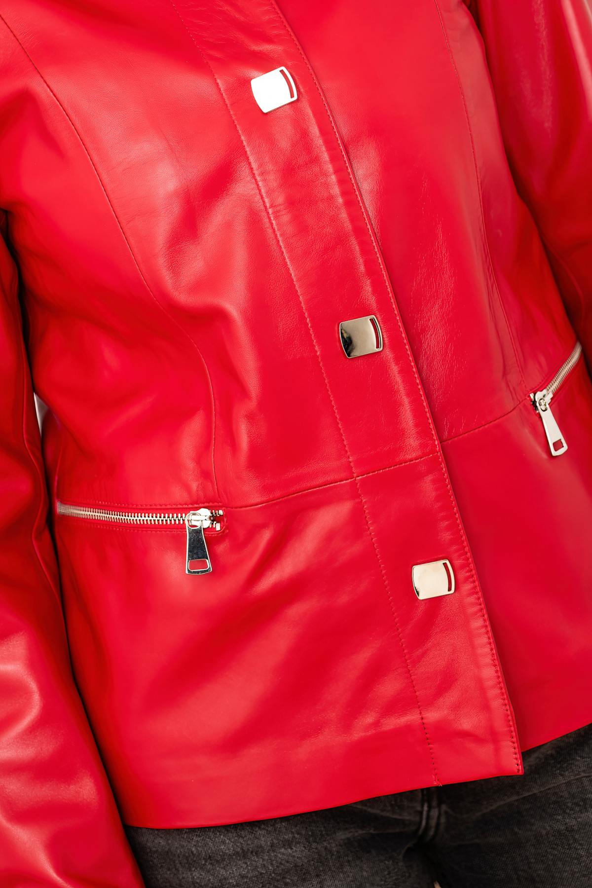 Chaqueta Mujeres Cityzen ANTONIA AGNEAU PERLE ROUGE — vista 6