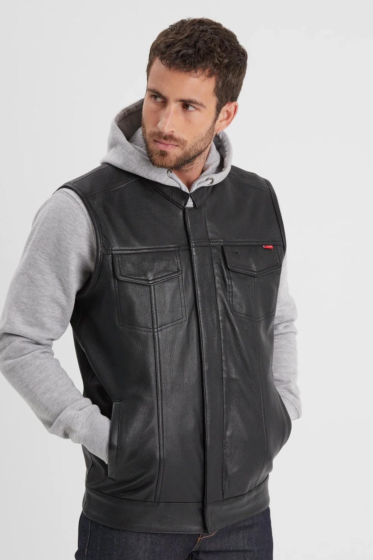 Herren Jacke Daytona HOT ROAD GOAT DEER BLACK — Ansicht 4