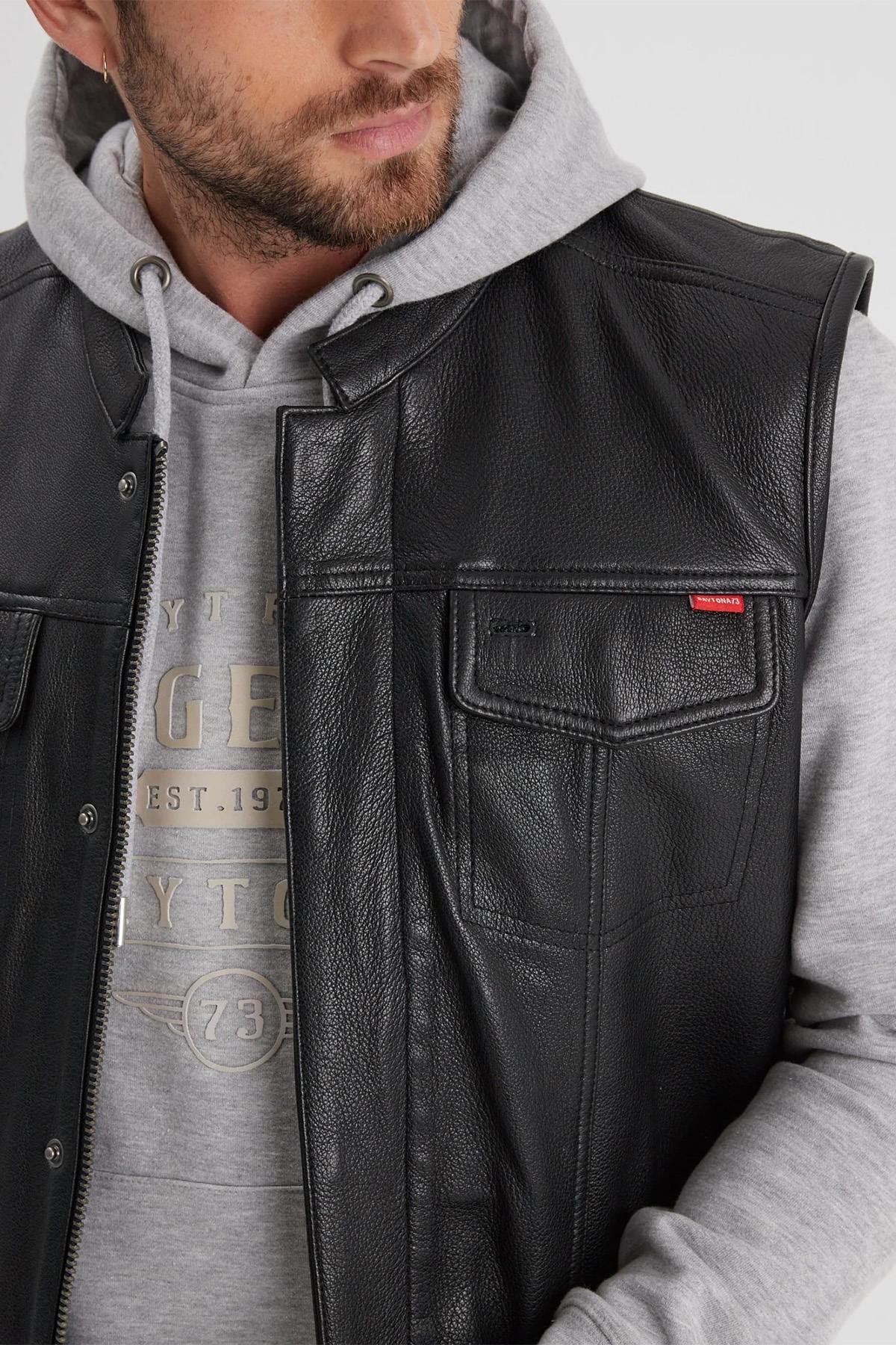Herren Jacke Daytona HOT ROAD GOAT DEER BLACK — Ansicht 5