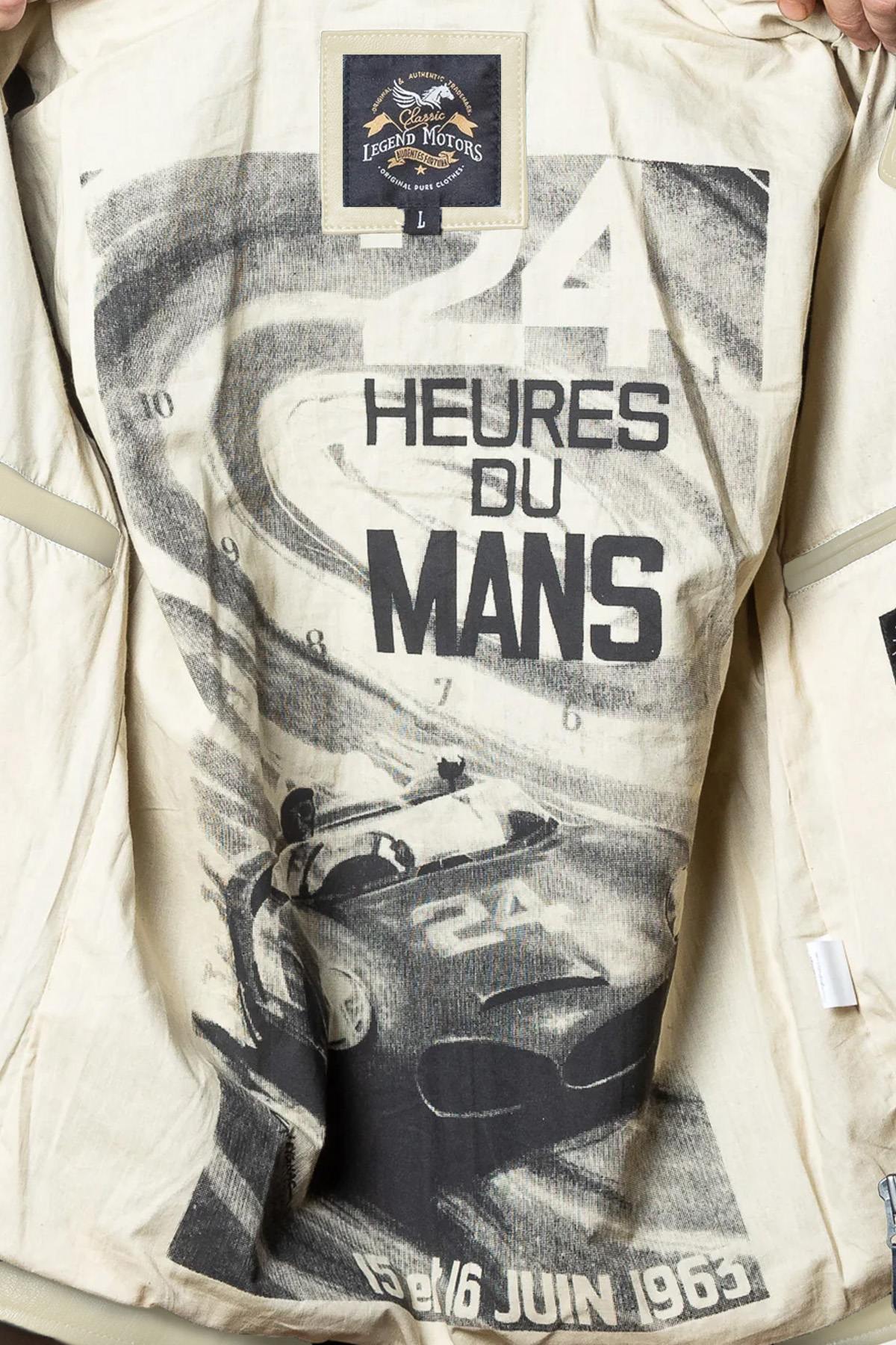 Giacche Uomo 24h Le Mans KARL SHEEP CROWN ECRU/RACING — vista 7
