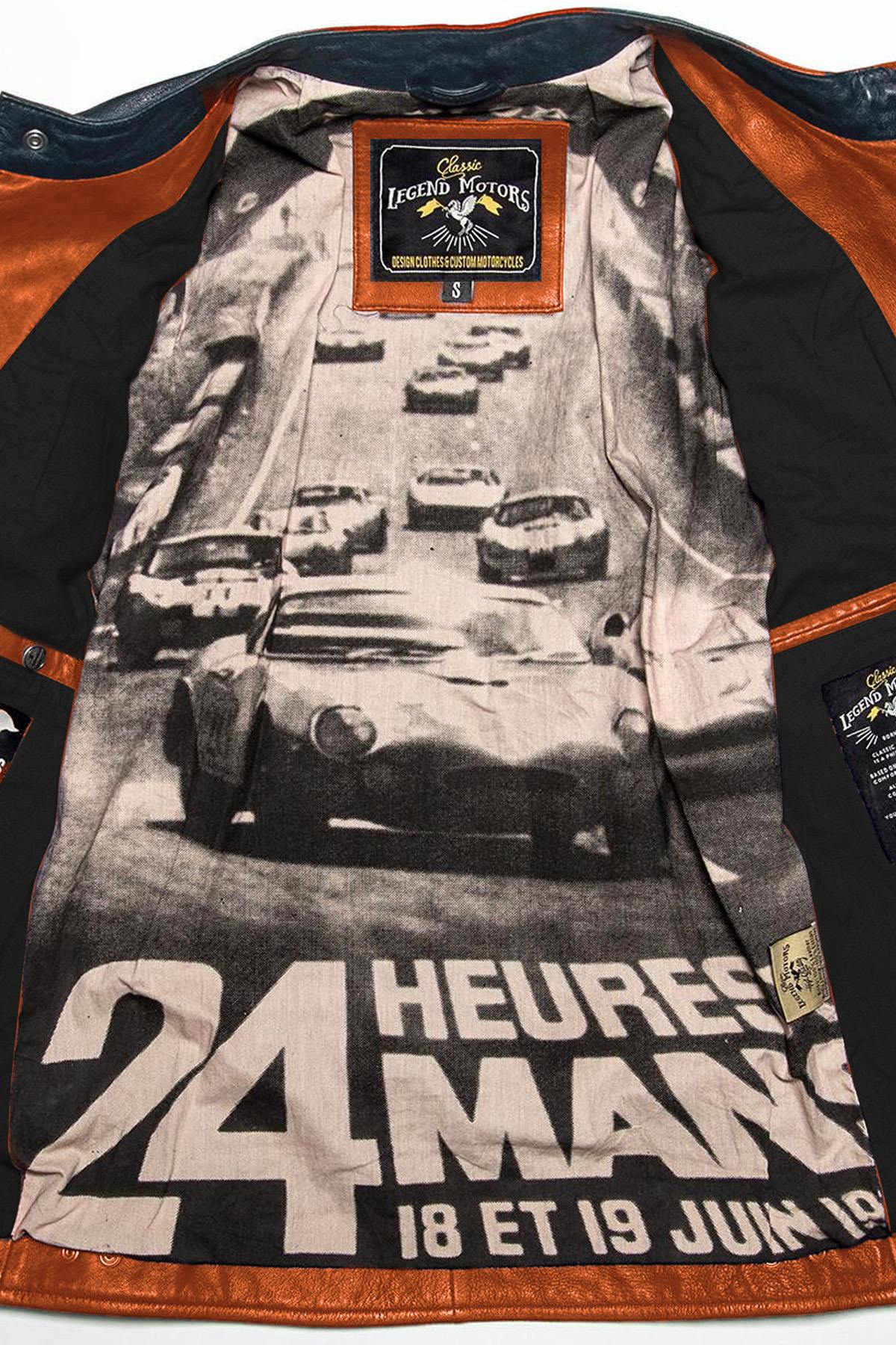 Giacche Uomo 24h Le Mans MILES SHEEP CROWN ORANGE — vista 7
