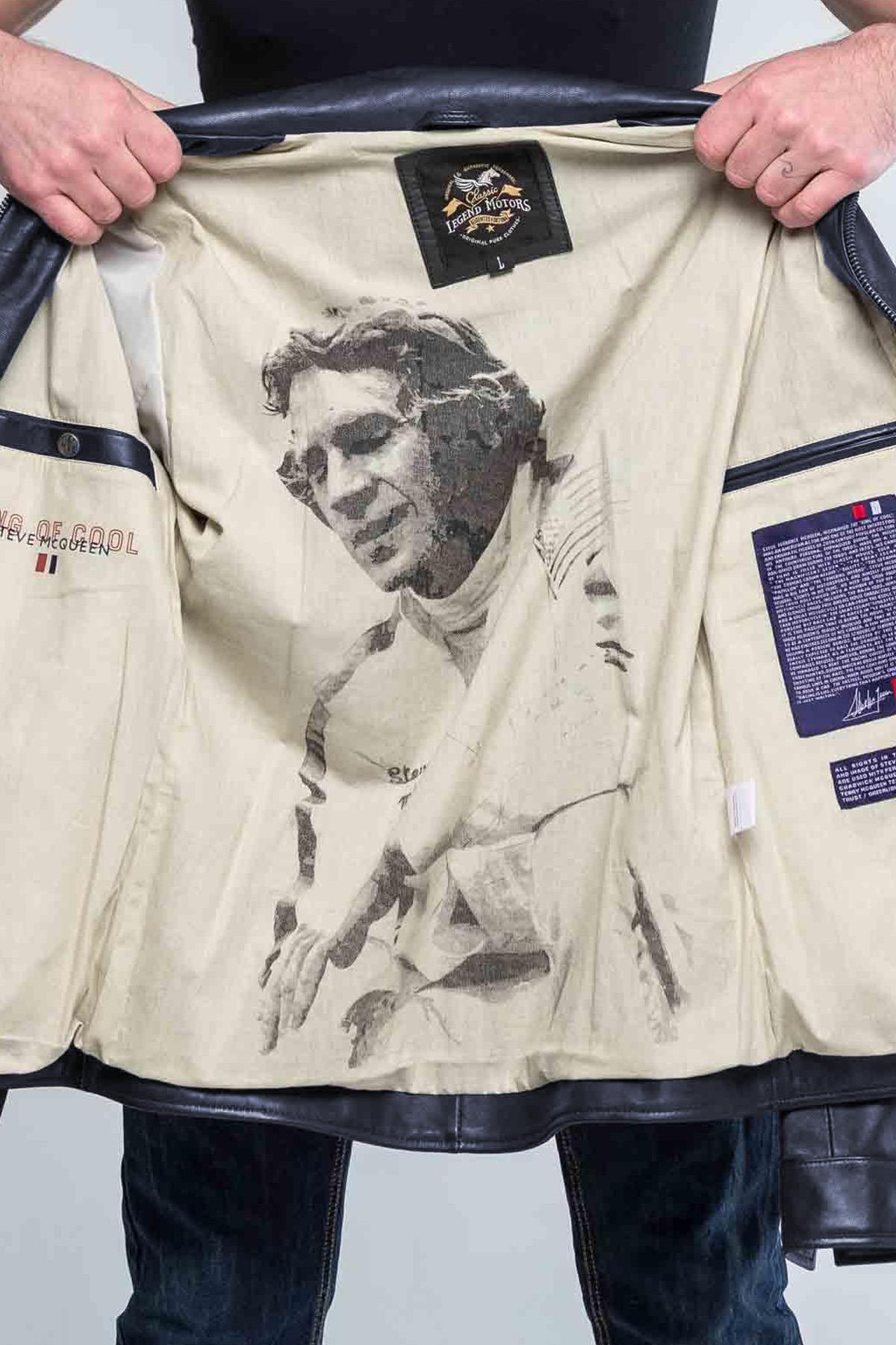Giacche Uomo Steve Mcqueen SCOTT SHEEP STEVE MCQUEEN BLEU — vista 3