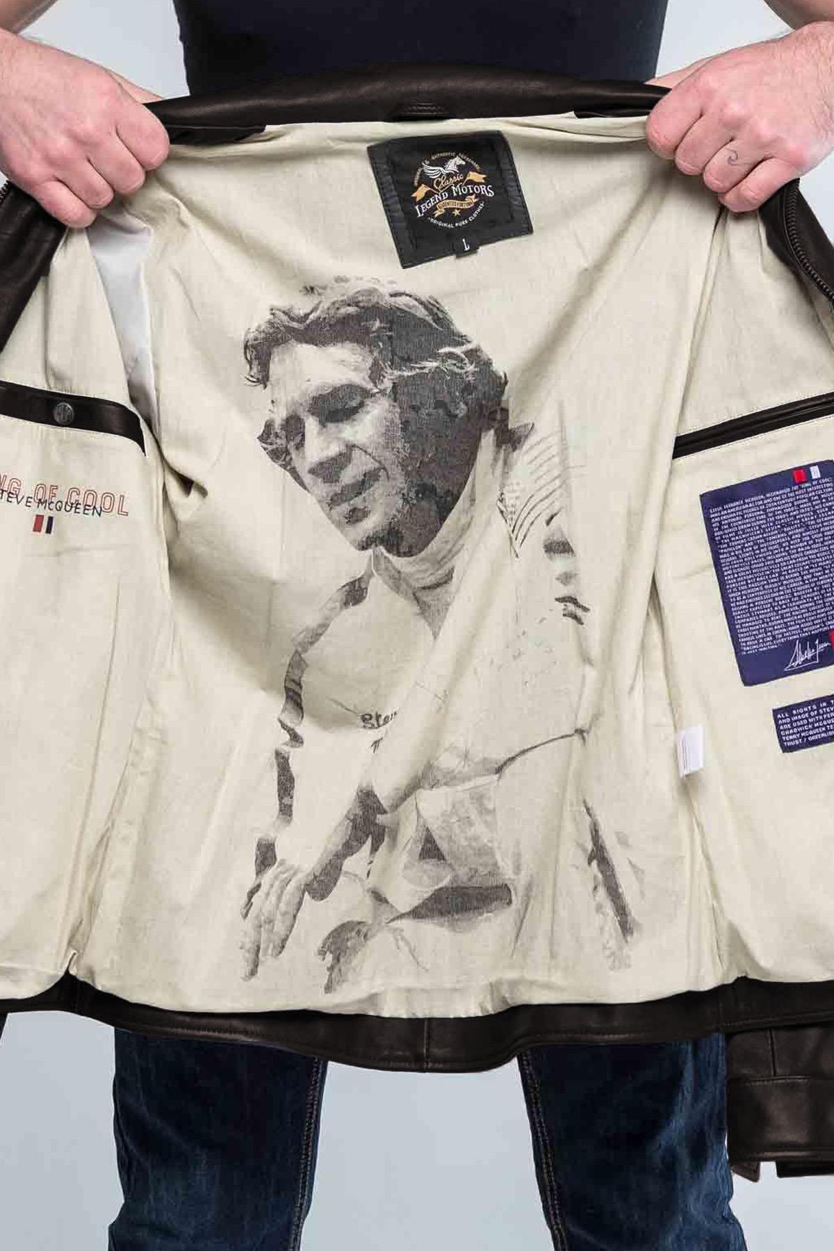 Chaqueta Hombre Steve Mcqueen SEDWICK3 DARK BROWN — vista 4