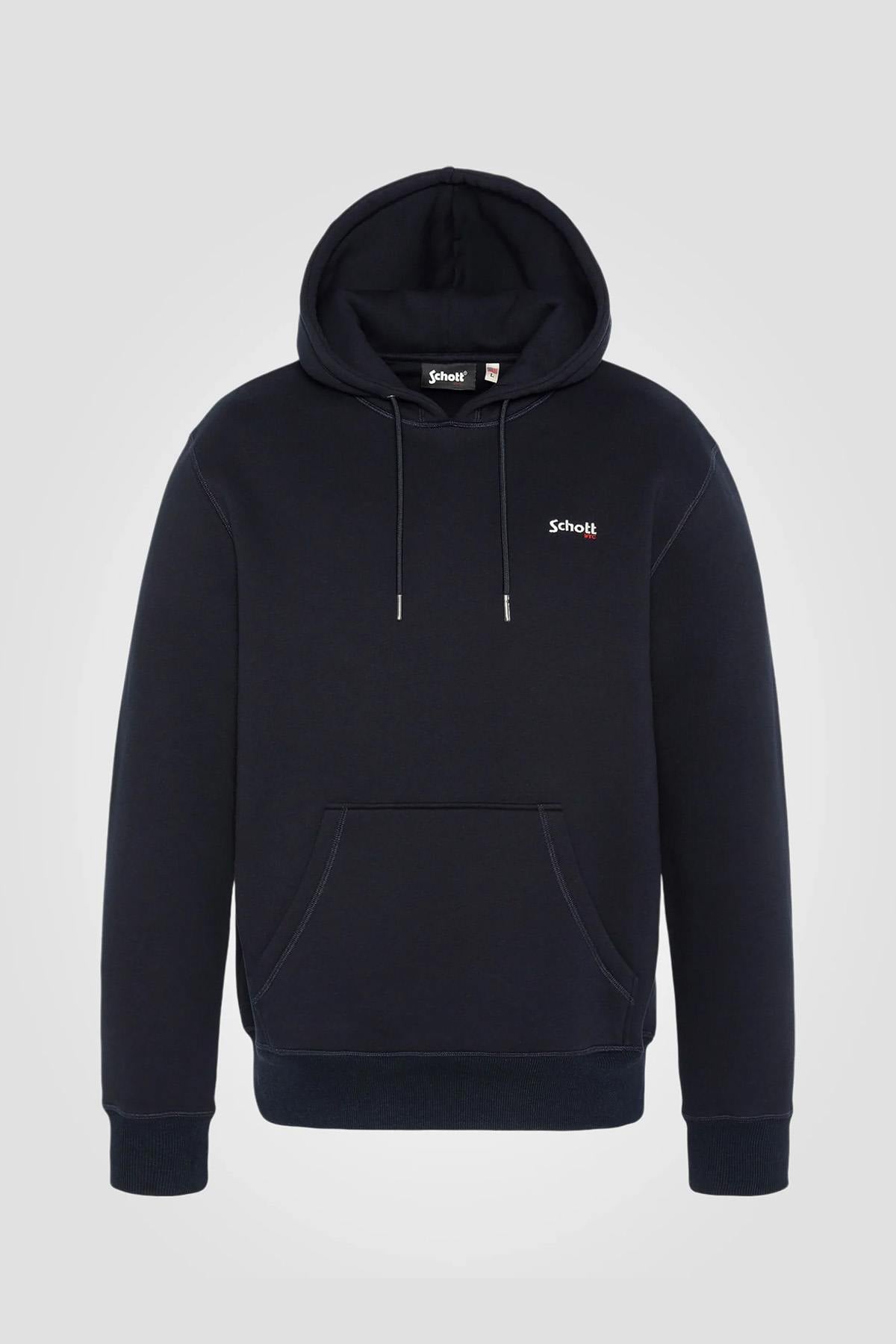 Pull/sweatshirt Homme Schott SWCASUAL2 NAVY — vue 1