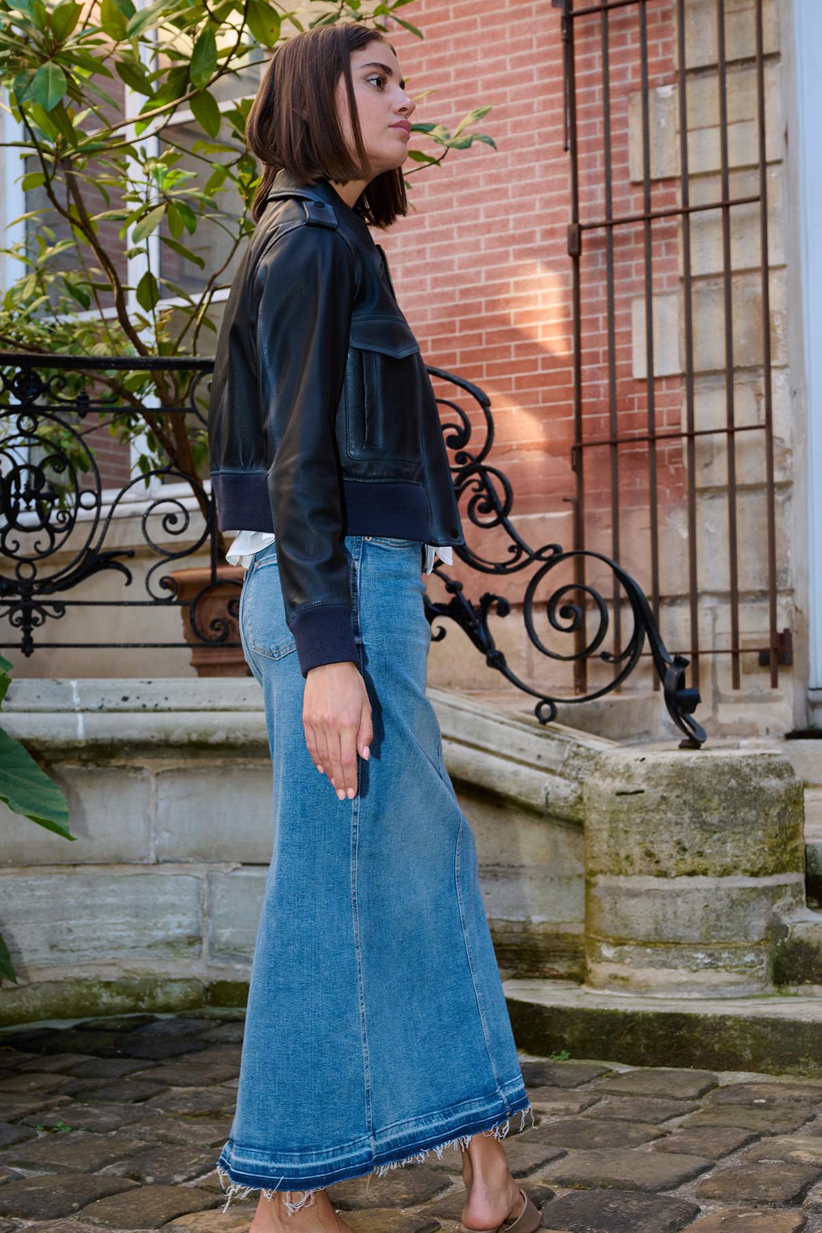 Blouson Femme Oakwood EMILIANA BLUEFIN 648 — vue 11