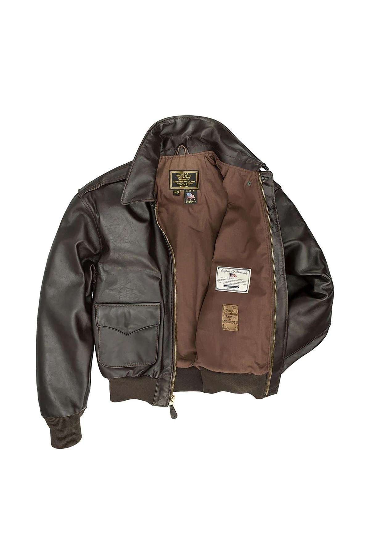 Chaqueta Hombre Cockpit Usa Z2107H MAHOGANY — vista 4