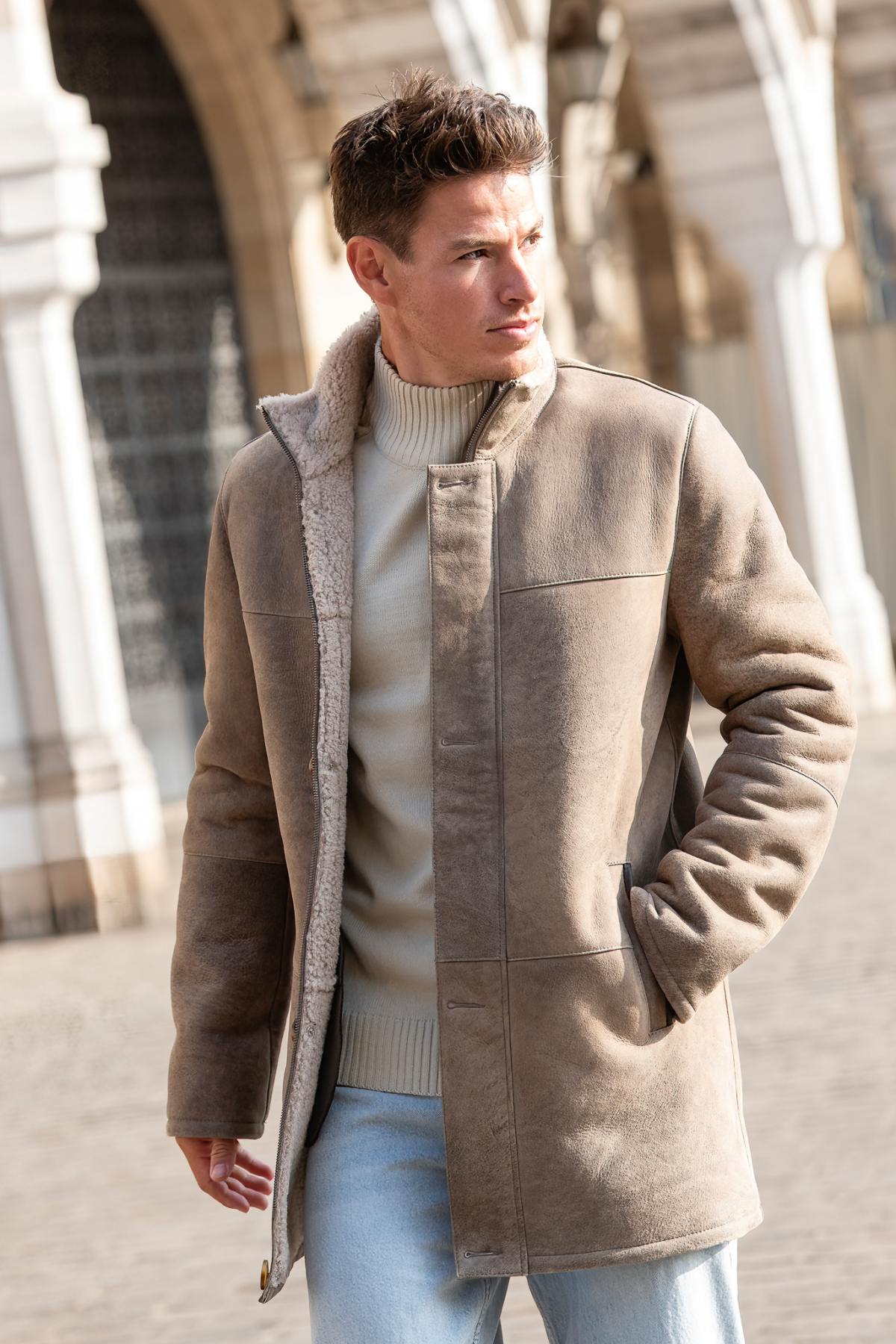Herren Mantel Cityzen GREG OLD SABLE — Ansicht 4