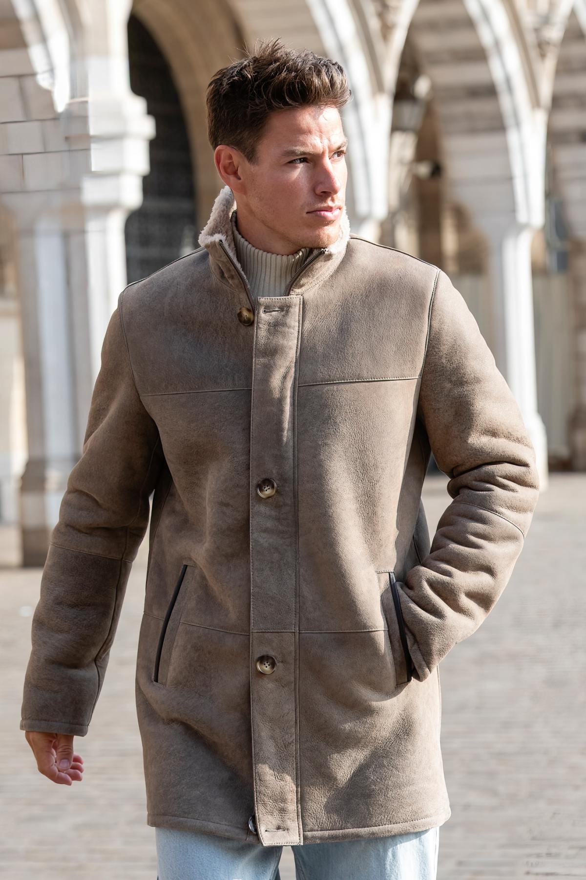 Herren Mantel Cityzen GREG OLD SABLE — Ansicht 2