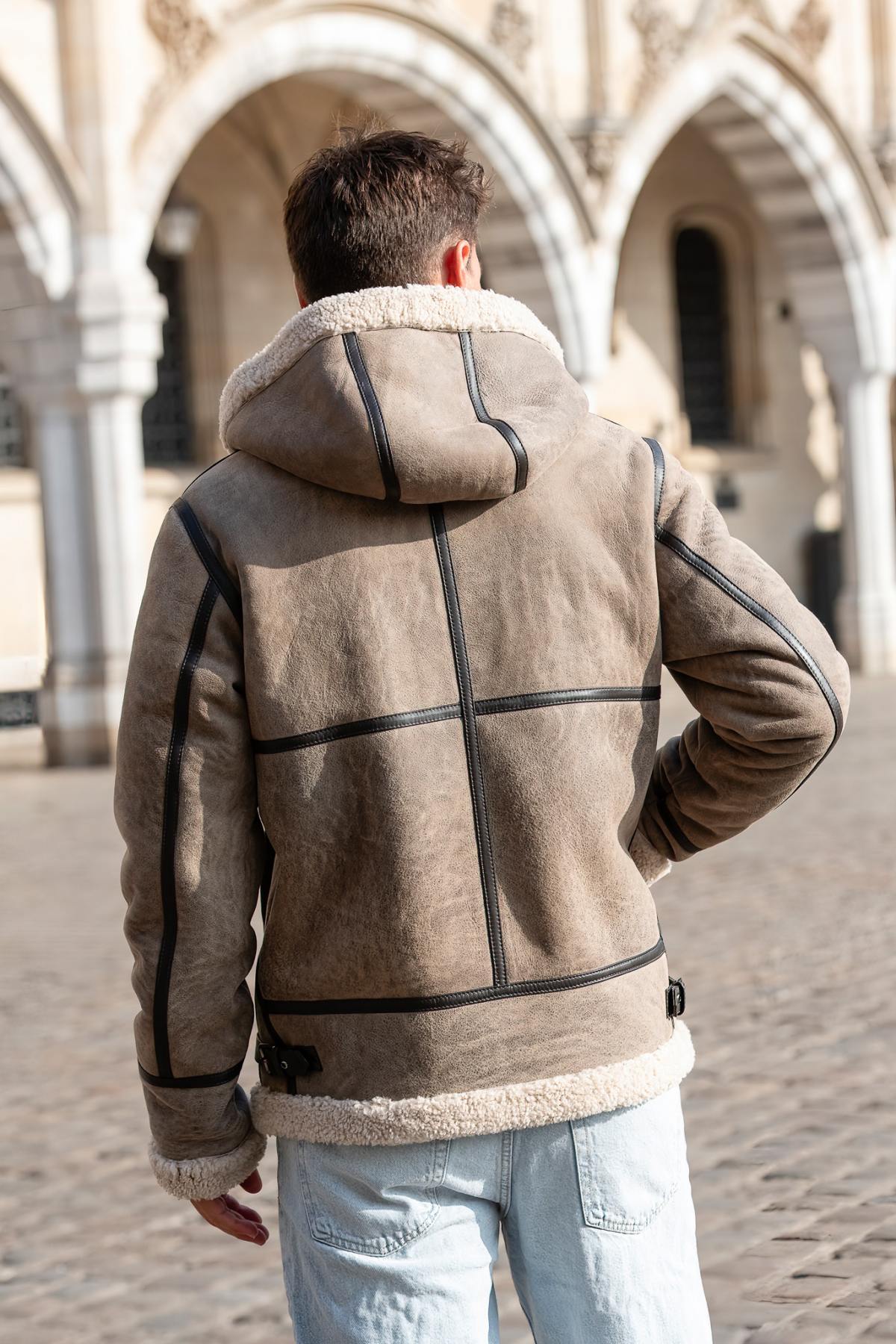 Chaqueta Hombre Cityzen BOMBARDIER CAPUCHE OLD SABLE — vista 2