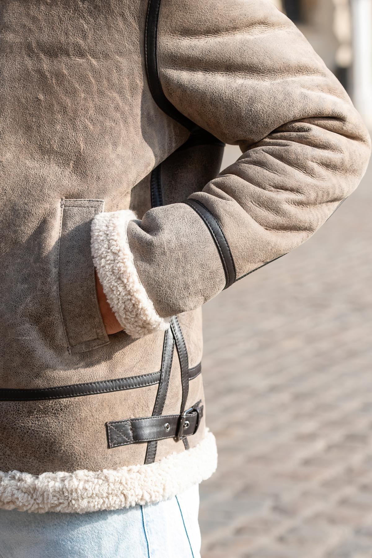 Chaqueta Hombre Cityzen BOMBARDIER CAPUCHE OLD SABLE — vista 6