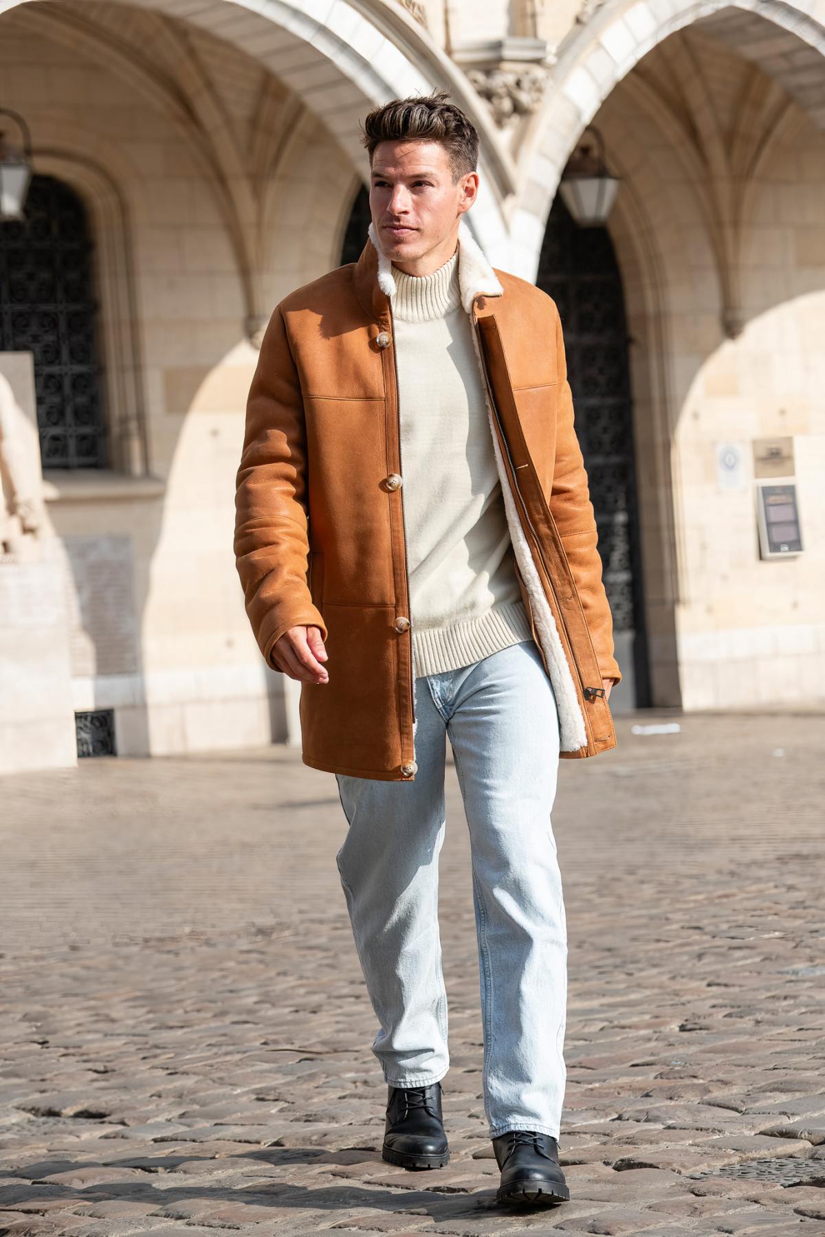 Giacche Uomo Cityzen GREG WHISKY — vista 2