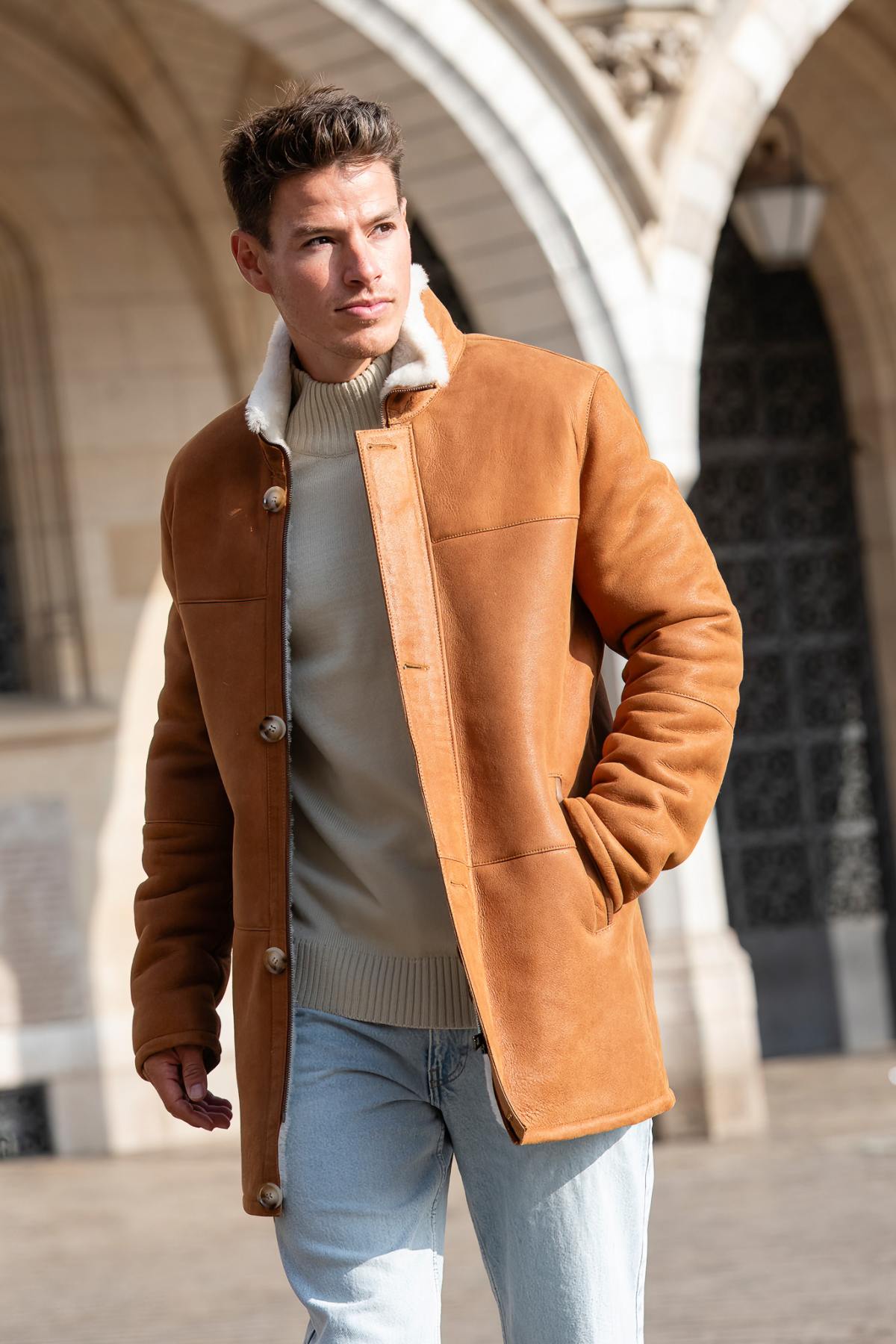 Giacche Uomo Cityzen GREG WHISKY — vista 4