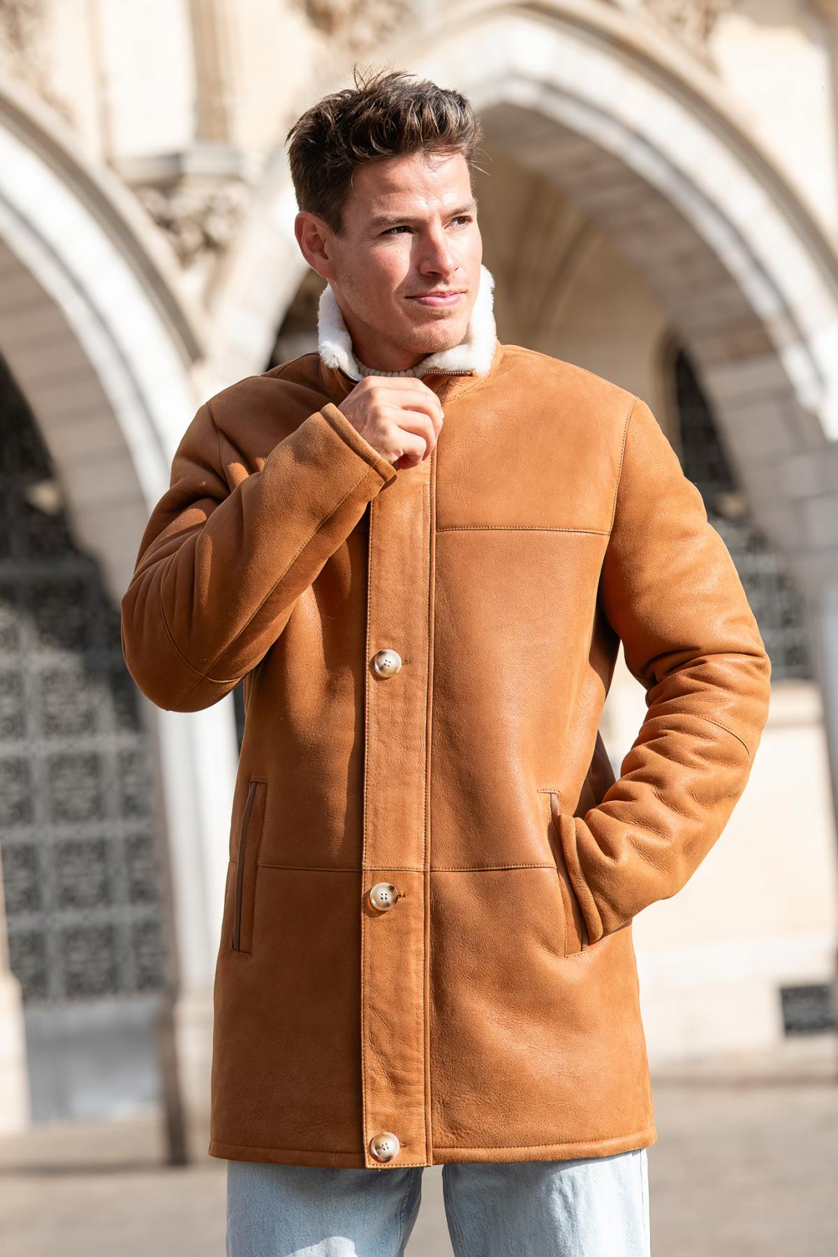 Giacche Uomo Cityzen GREG WHISKY — vista 1