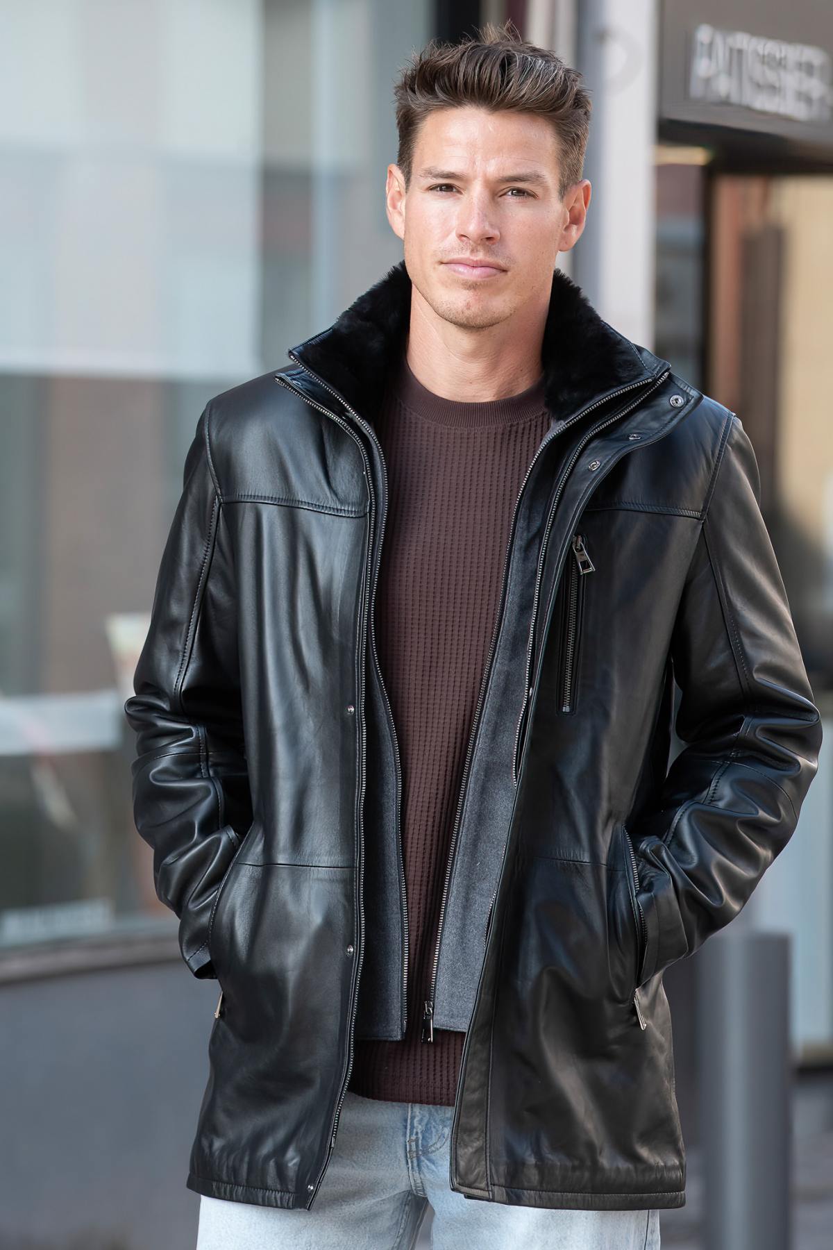 Giacche Uomo Cityzen NEW BRUNO NOIR — vista 1