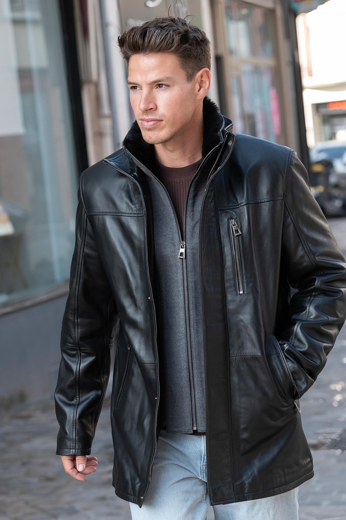 Giacche Uomo Cityzen NEW BRUNO NOIR — vista 6