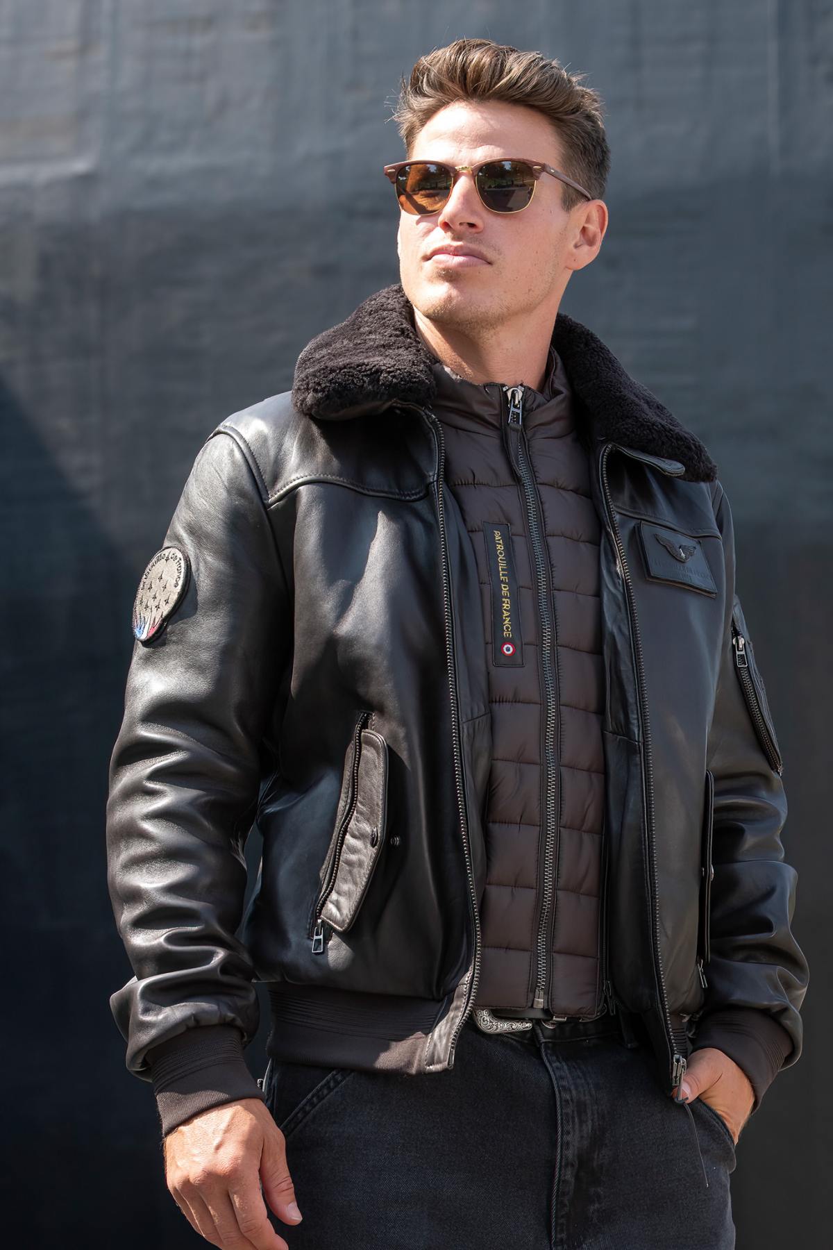 Herren Jacke Patrouille De France RAFAL 2.0 YCON BROWN — Ansicht 7