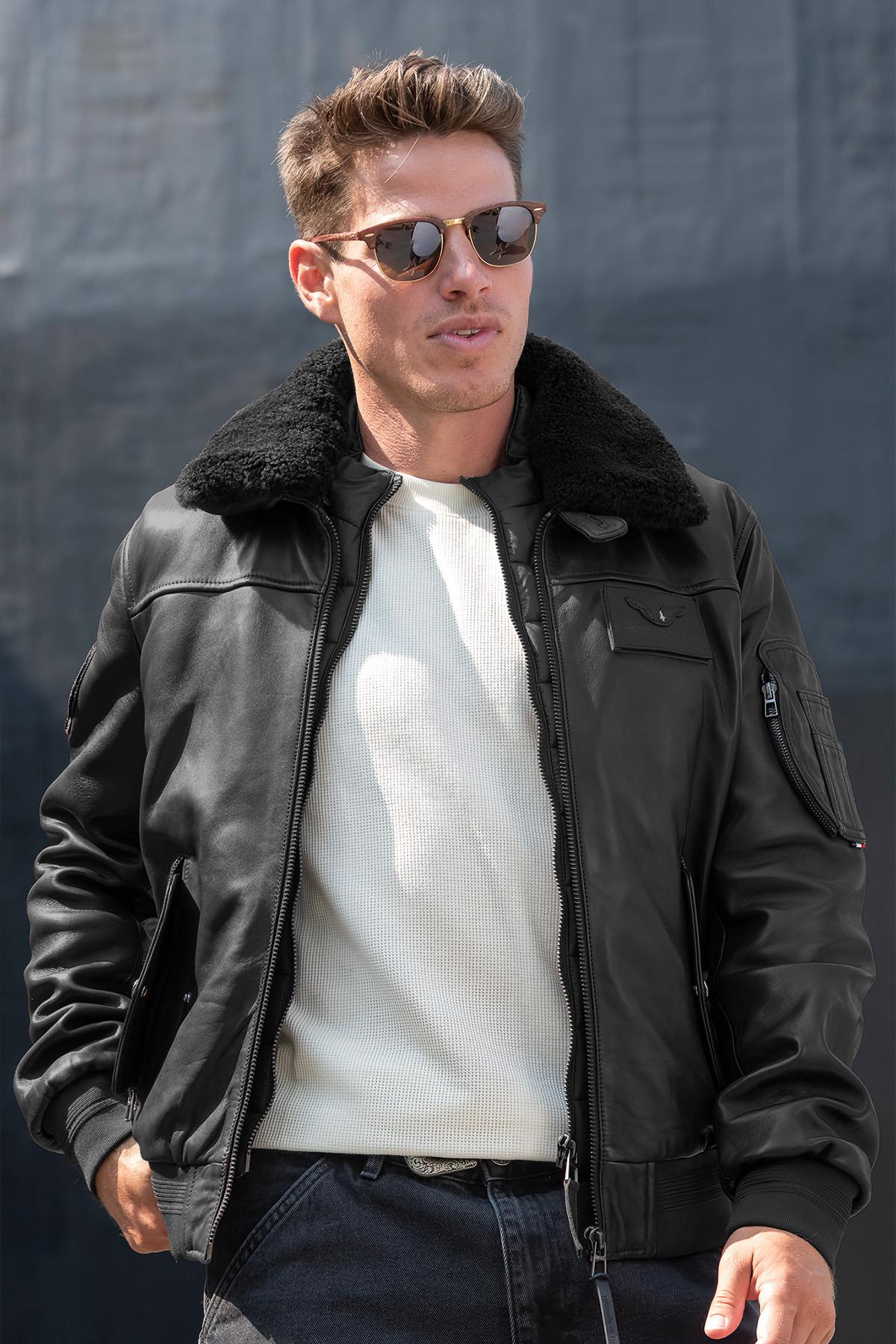 Herren Jacke Patrouille De France RAFAL 2.0 YCON BLACK — Ansicht 2