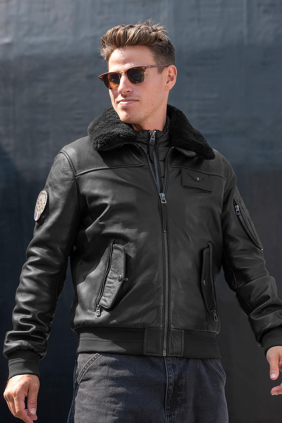 Herren Jacke Patrouille De France RAFAL 2.0 YCON BLACK — Ansicht 4