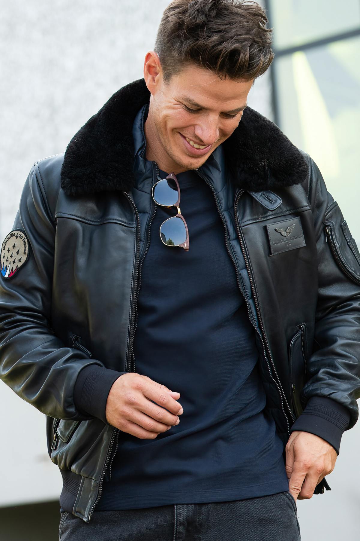 Giacche Uomo Patrouille De France RAFAL 2.0 YCON NAVY — vista 6