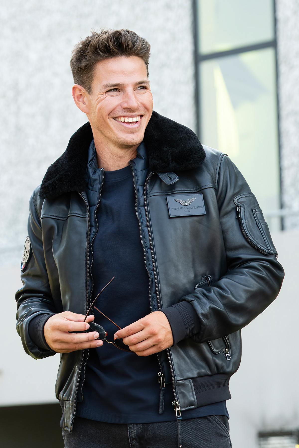 Giacche Uomo Patrouille De France RAFAL 2.0 YCON NAVY — vista 2