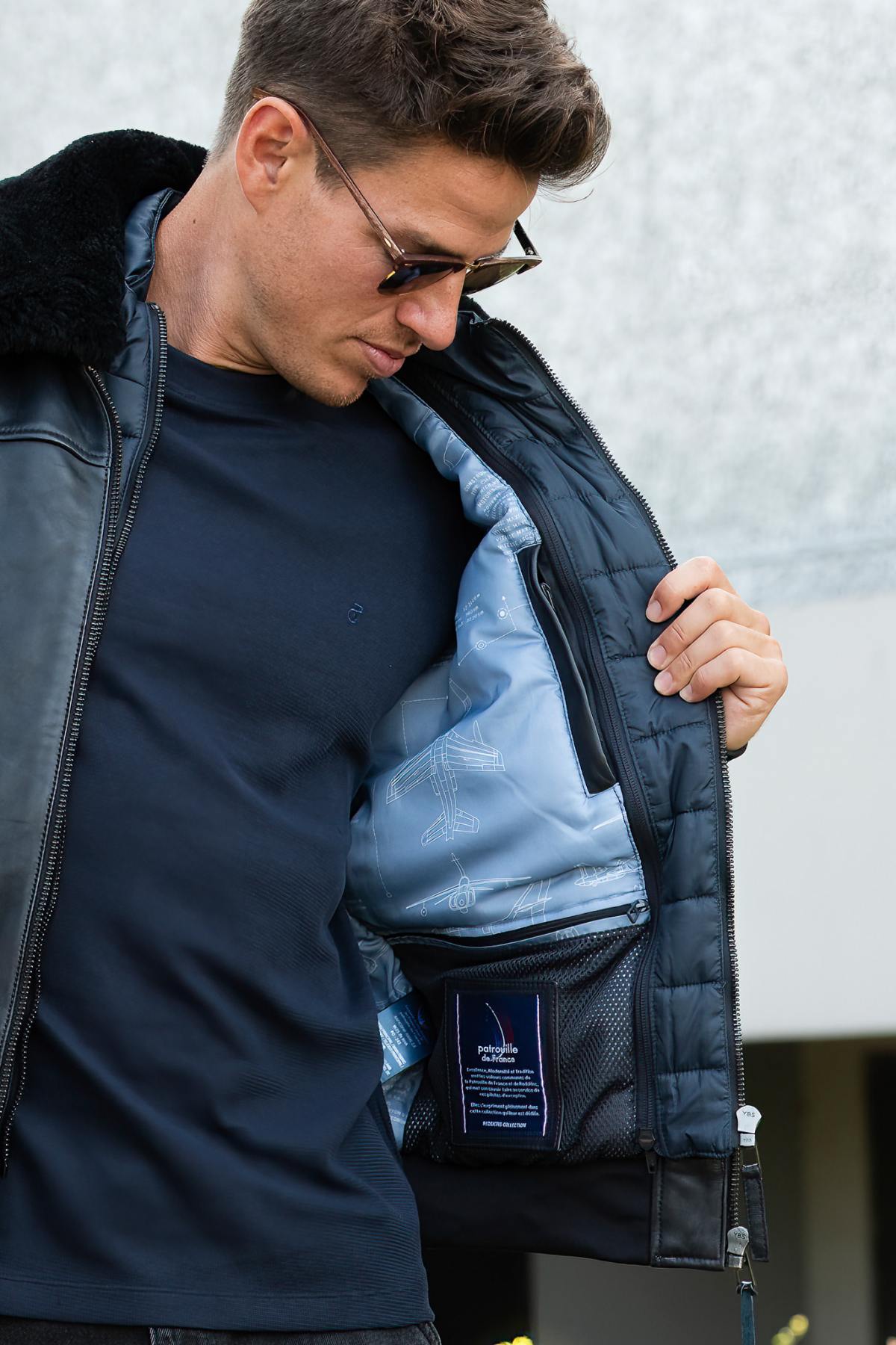 Giacche Uomo Patrouille De France RAFAL 2.0 YCON NAVY — vista 7