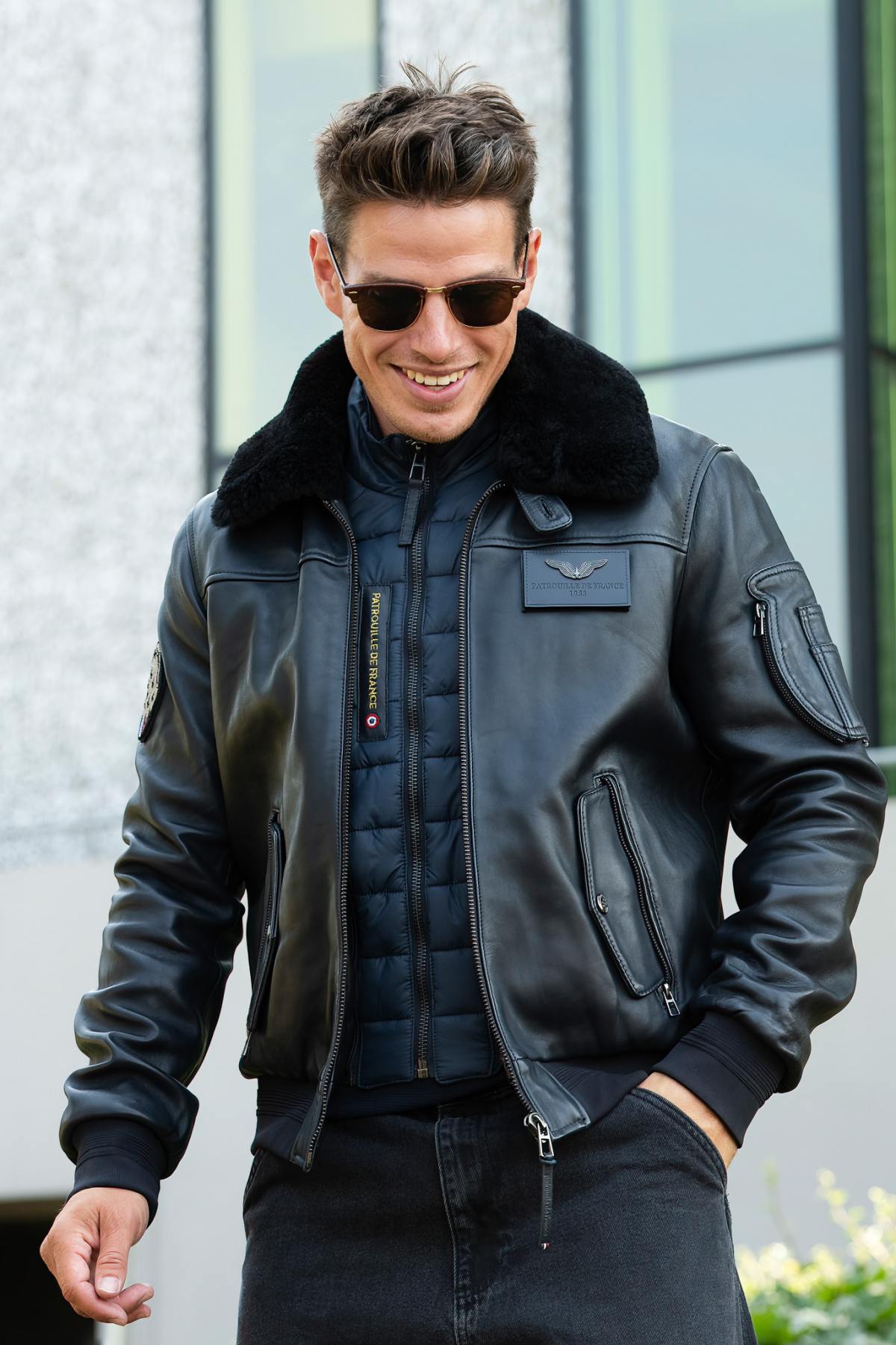 Giacche Uomo Patrouille De France RAFAL 2.0 YCON NAVY — vista 1